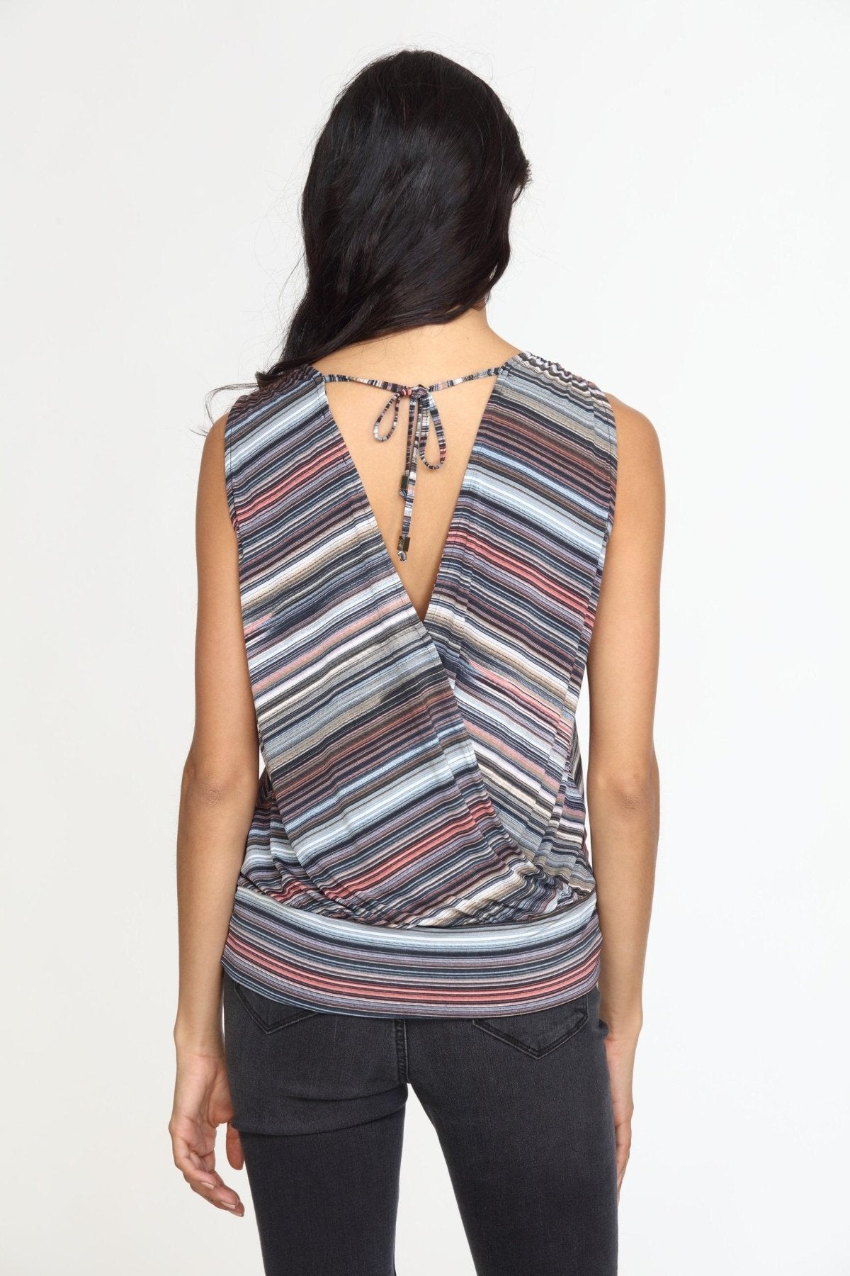 Guadalupe Stretch Surplice Top-FINAL SALE