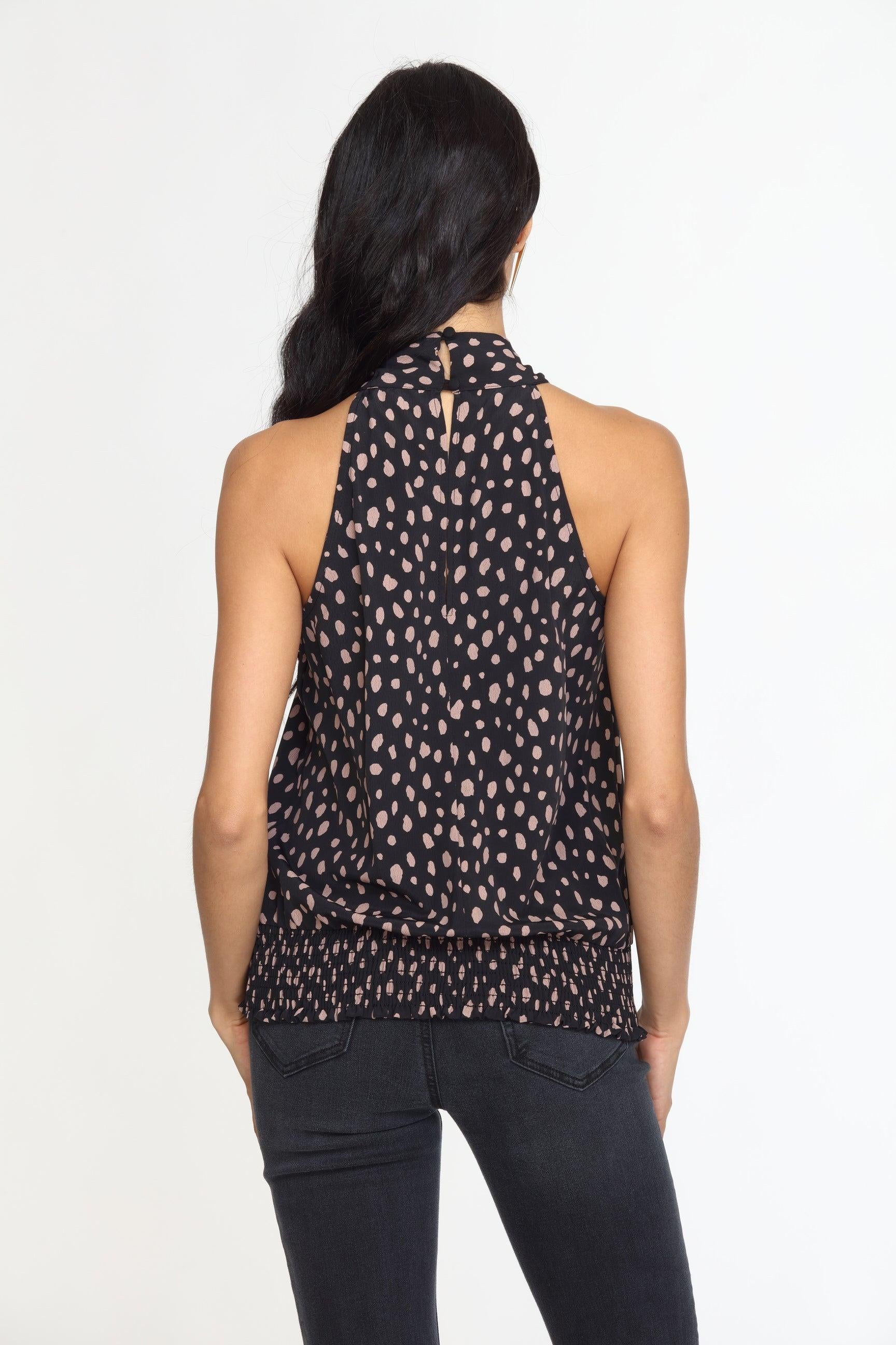 Paige Twist Neck Halter Top-FINAL SALE