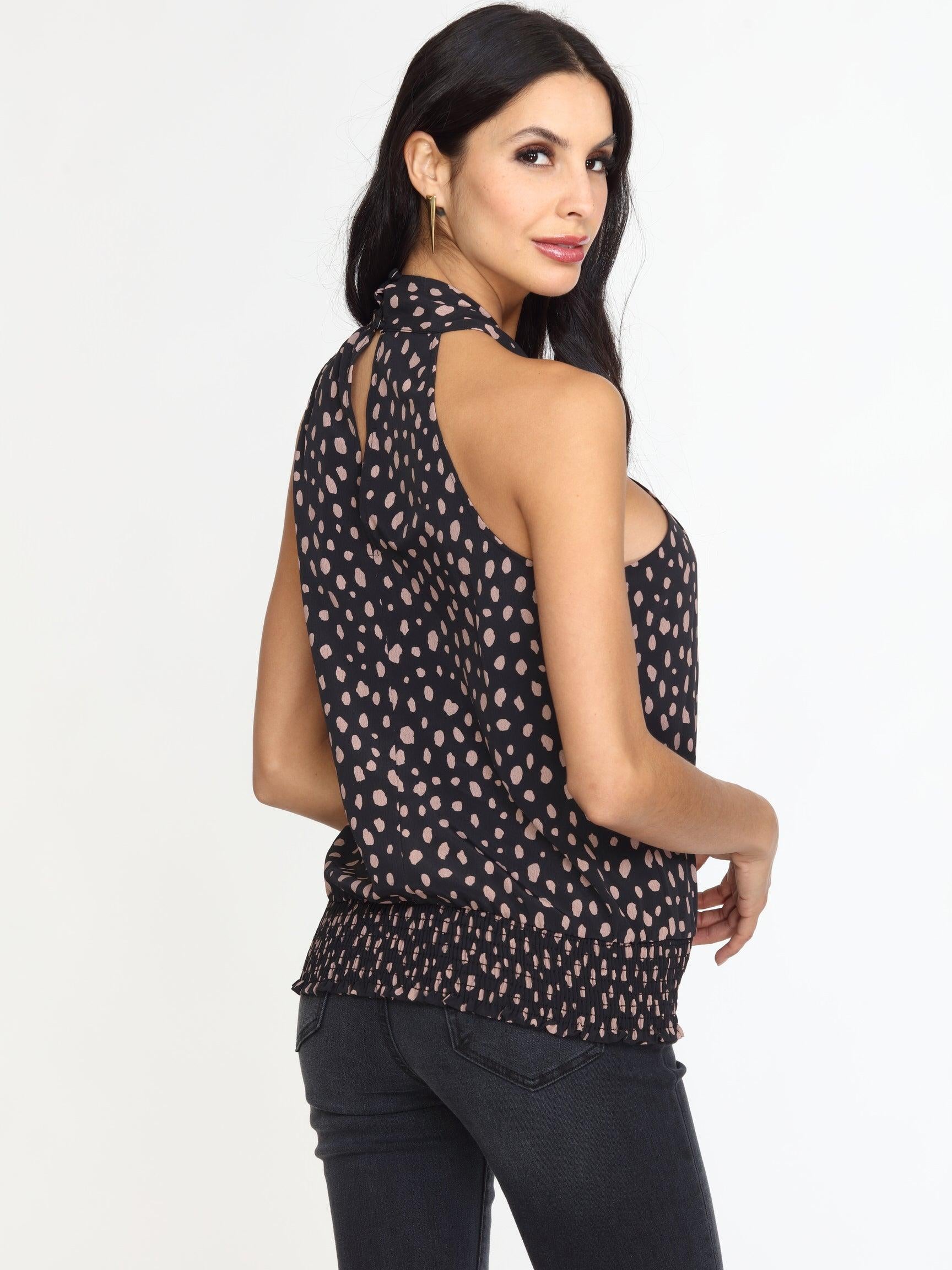 Paige Twist Neck Halter Top-FINAL SALE