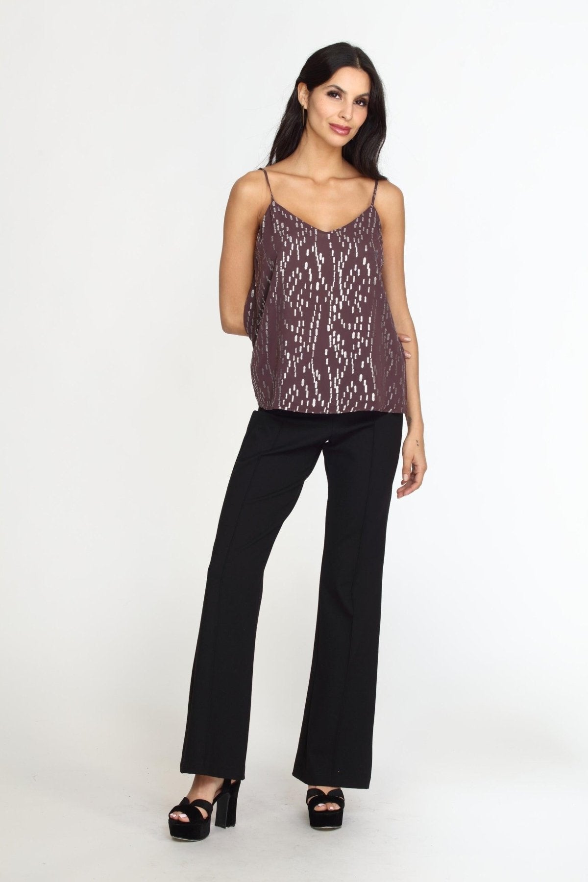 Peonia Lined Chiffon Cami-FINAL SALE