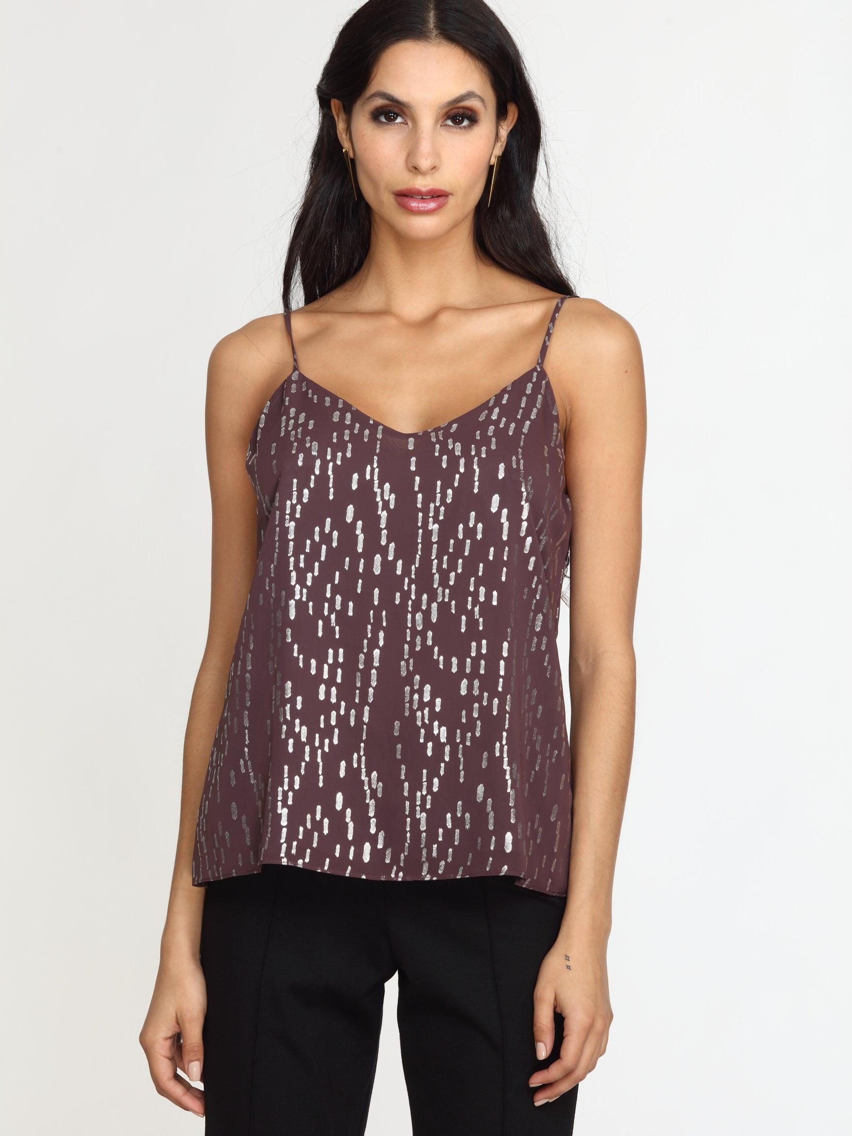 Peonia Lined Chiffon Cami-FINAL SALE