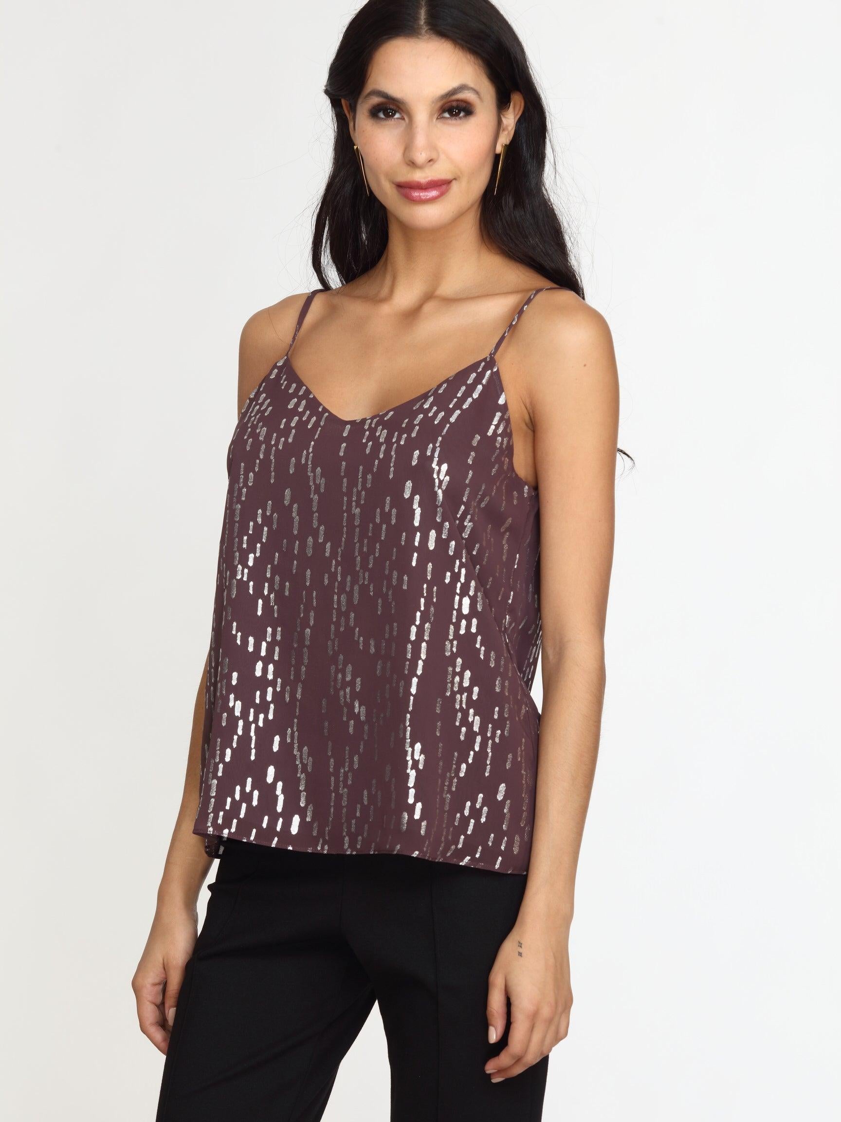Peonia Lined Chiffon Cami-FINAL SALE
