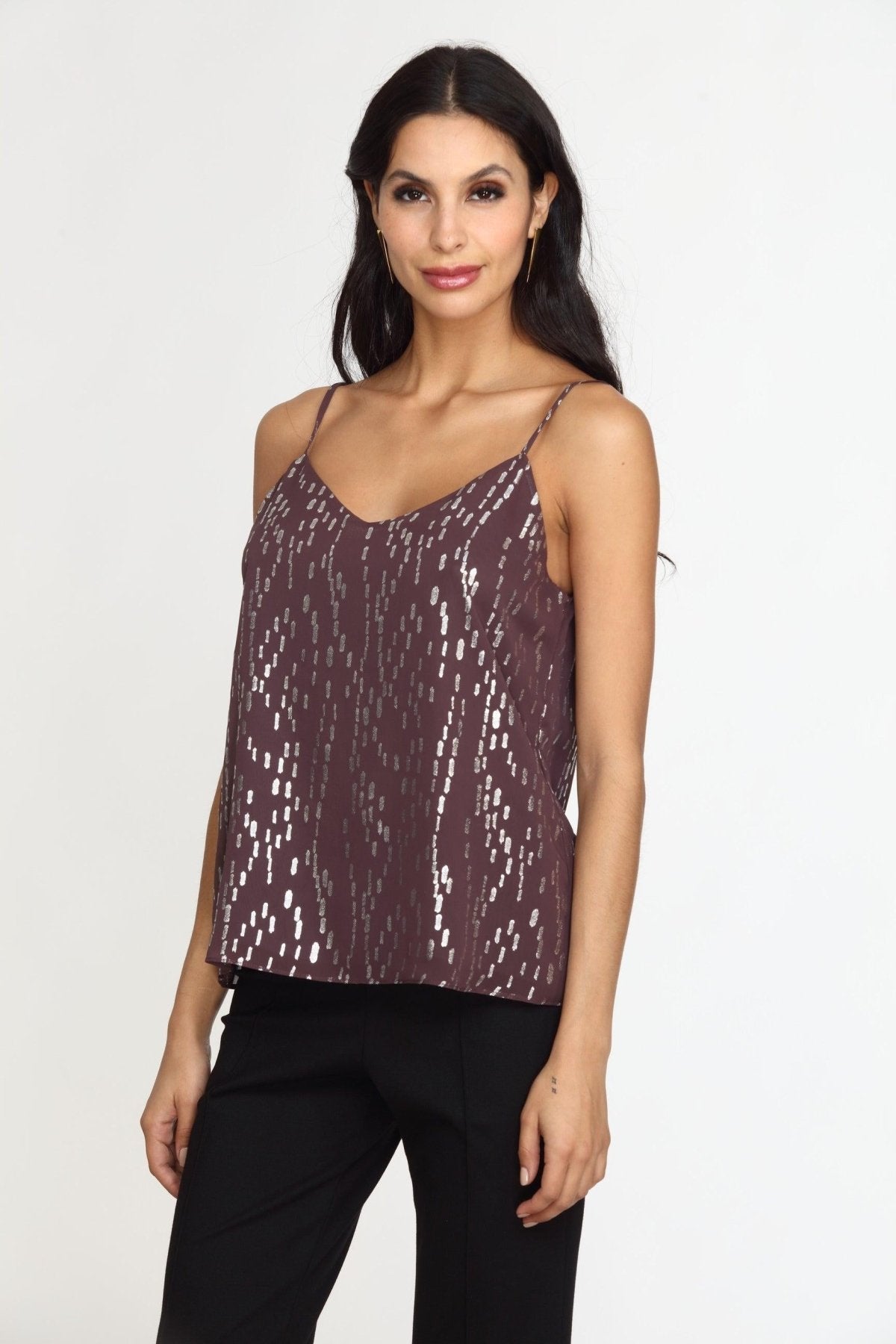 Peonia Lined Chiffon Cami-FINAL SALE
