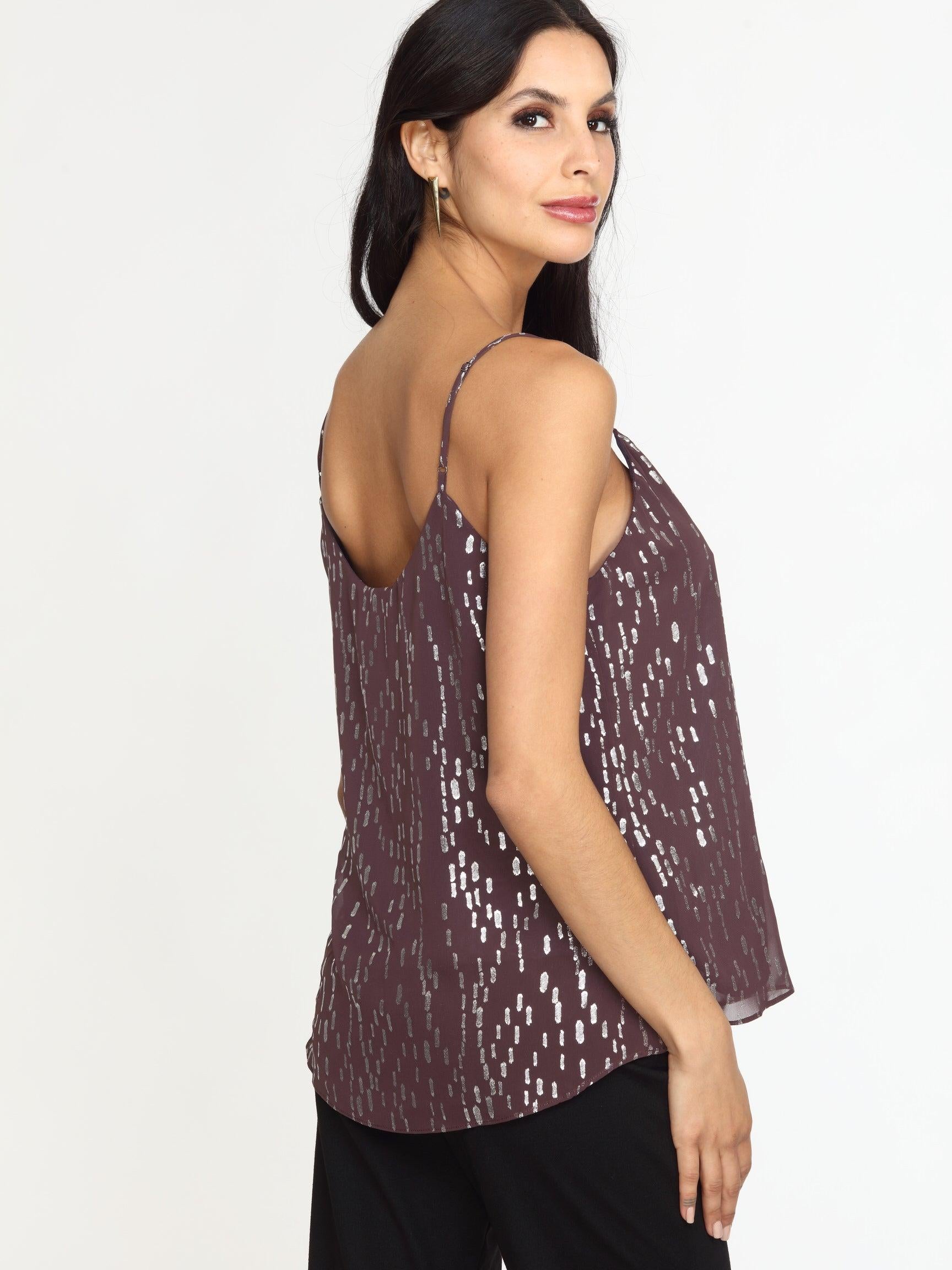 Peonia Lined Chiffon Cami-FINAL SALE