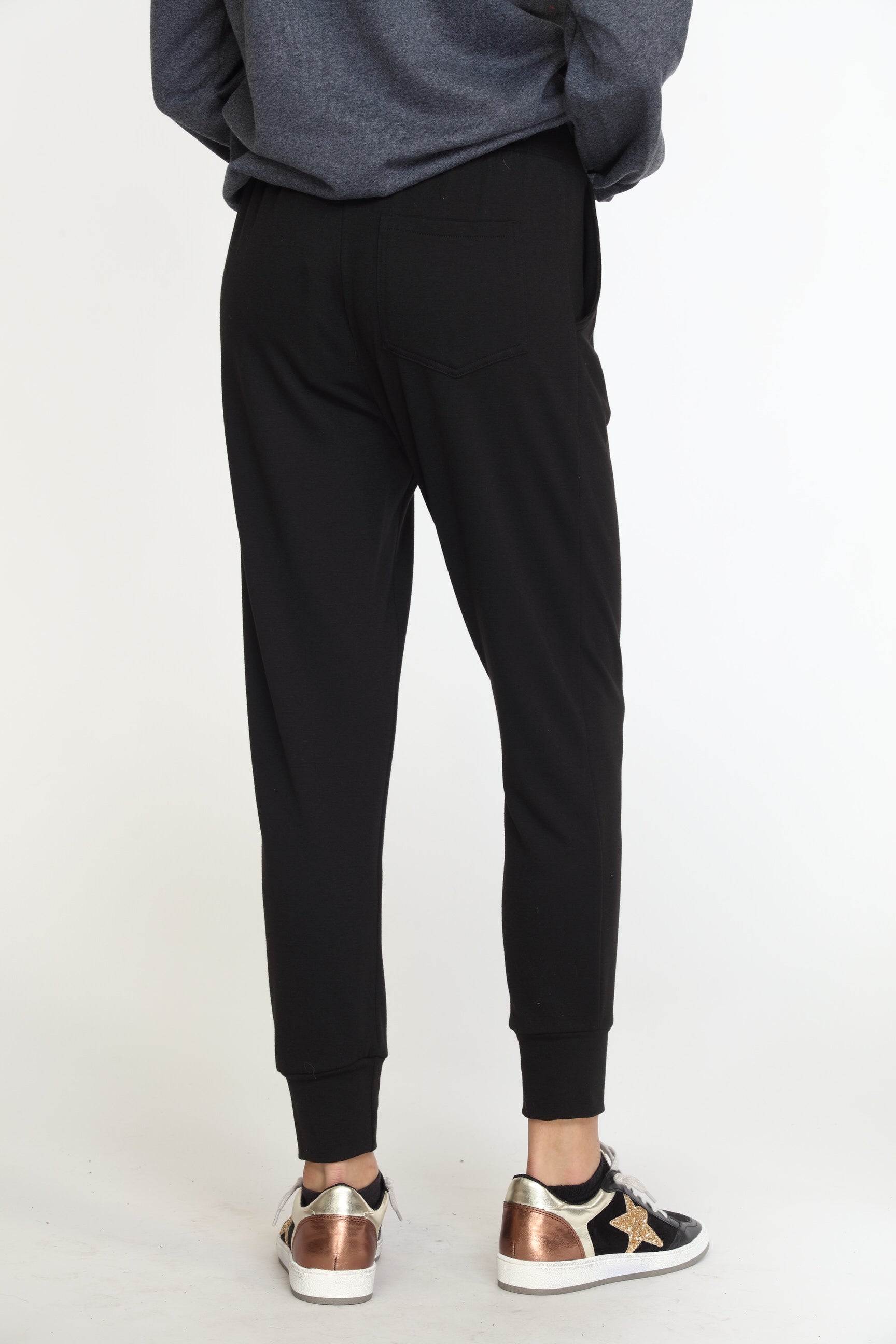 Black Soft French Terry Joggers