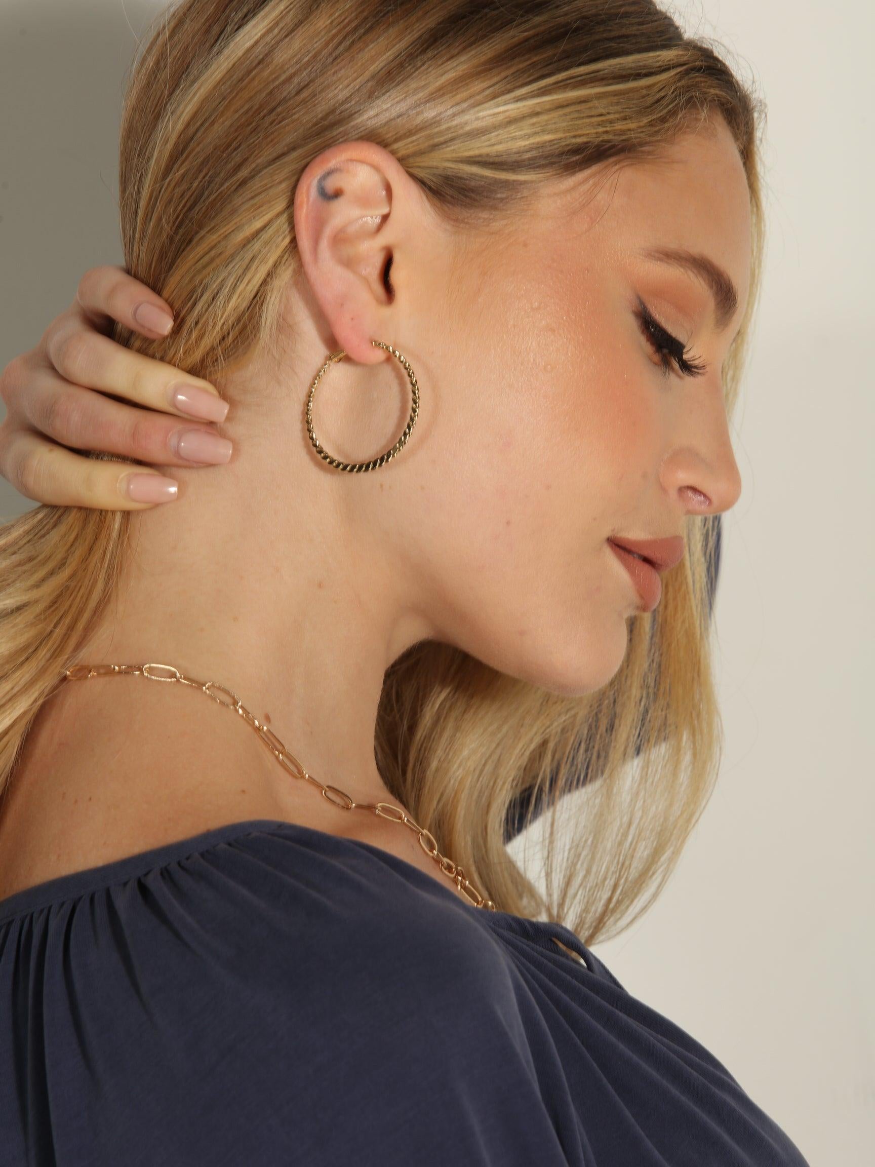 Daphne Hoop Earrings-FINAL SALE