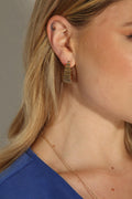 Gold Wavy Mini Hoops-FINAL SALE