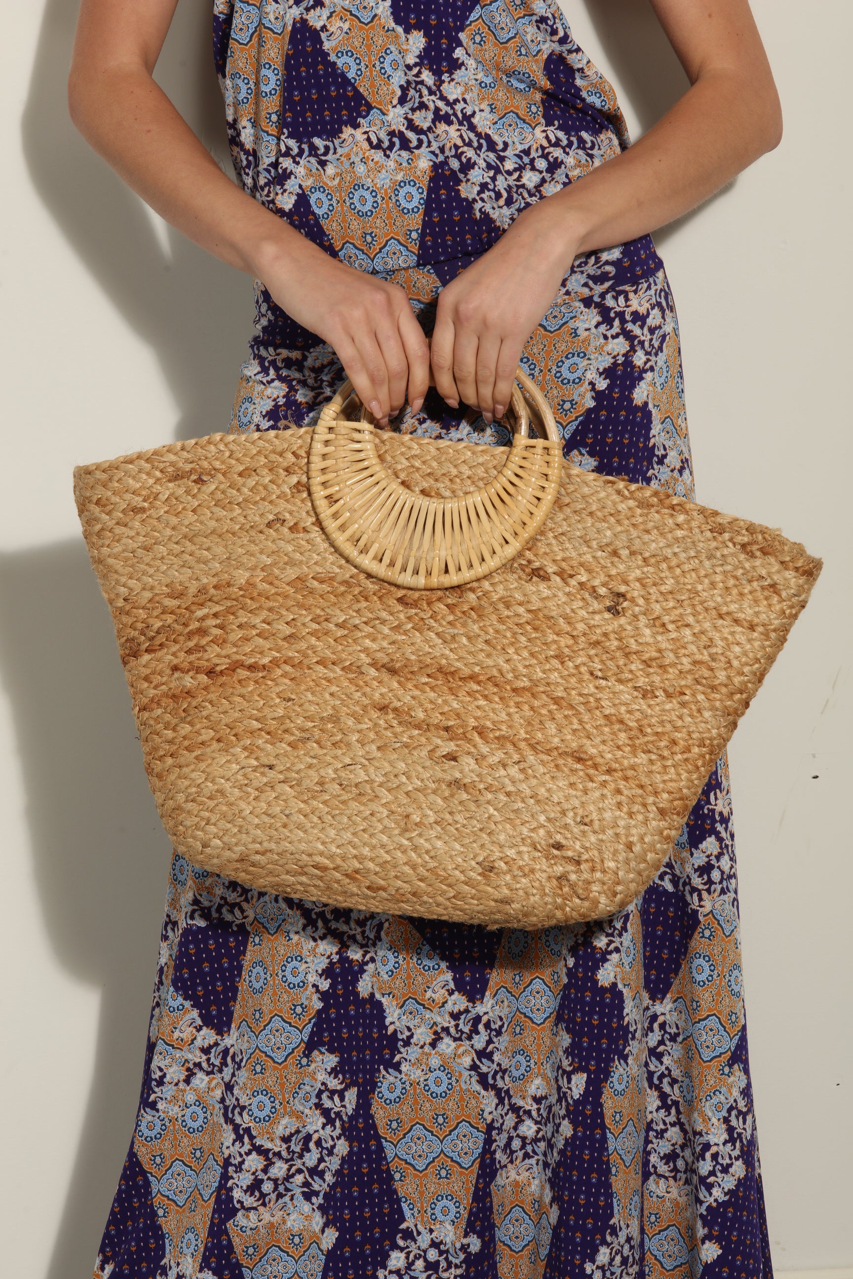 Oversized Woven Vacay Tote