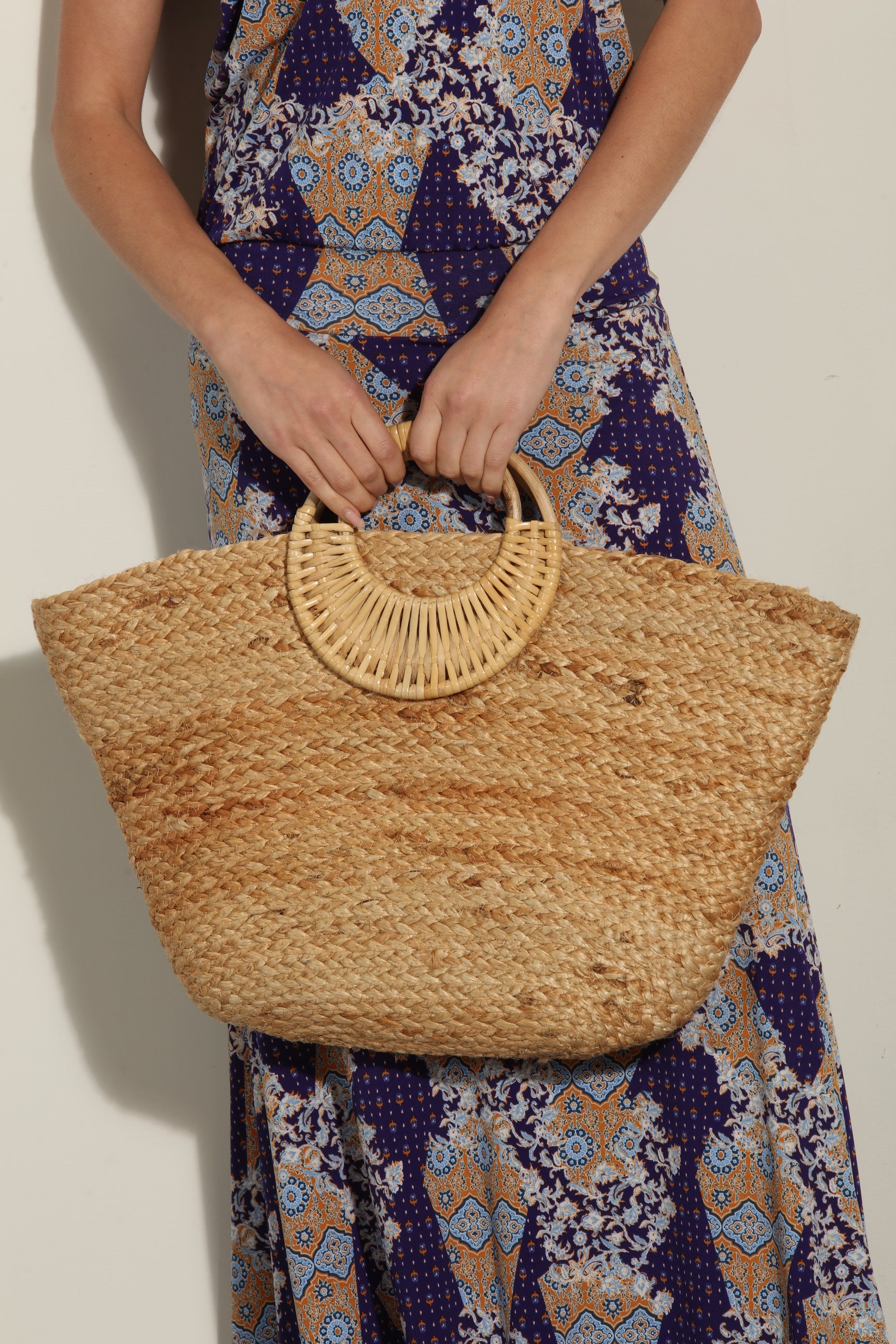 Oversized Woven Vacay Tote
