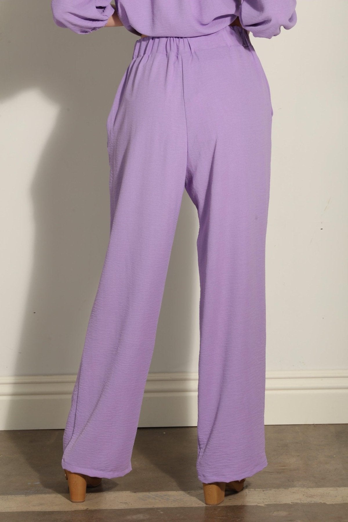 Lavender Airflow Woven Trousers-FINAL SALE