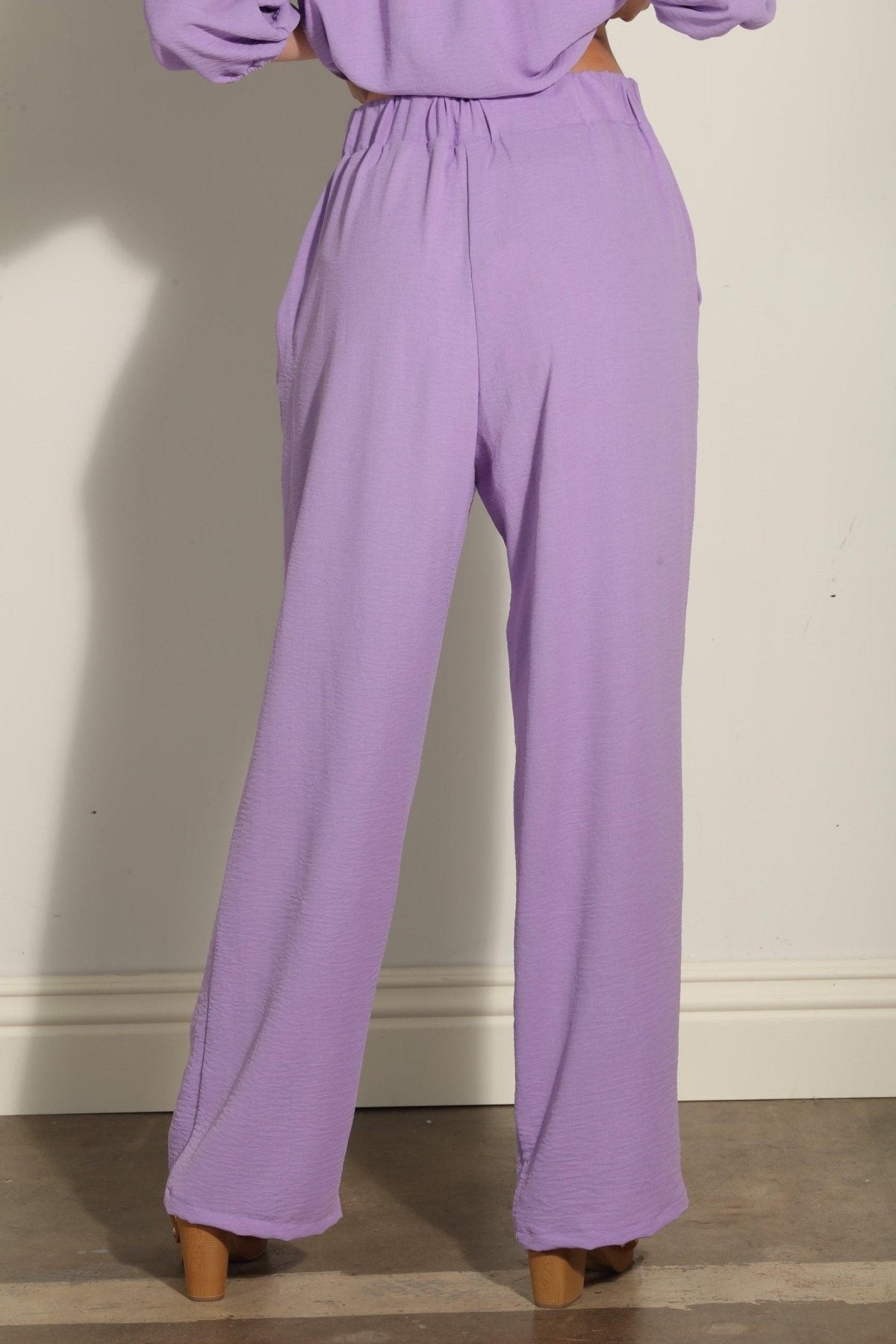 Lavender Airflow Woven Trousers-FINAL SALE
