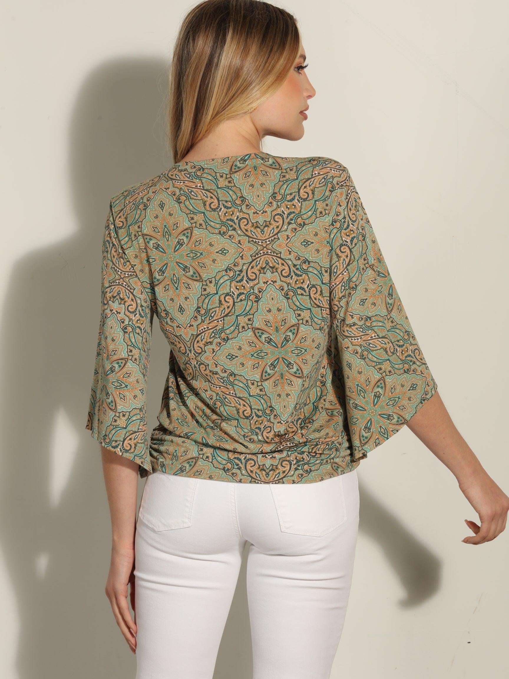 Neema Stretch Banded Kimono Top-FINAL SALE