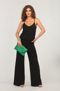 Black Drop Waist Jumpsuit-BEST SELLER