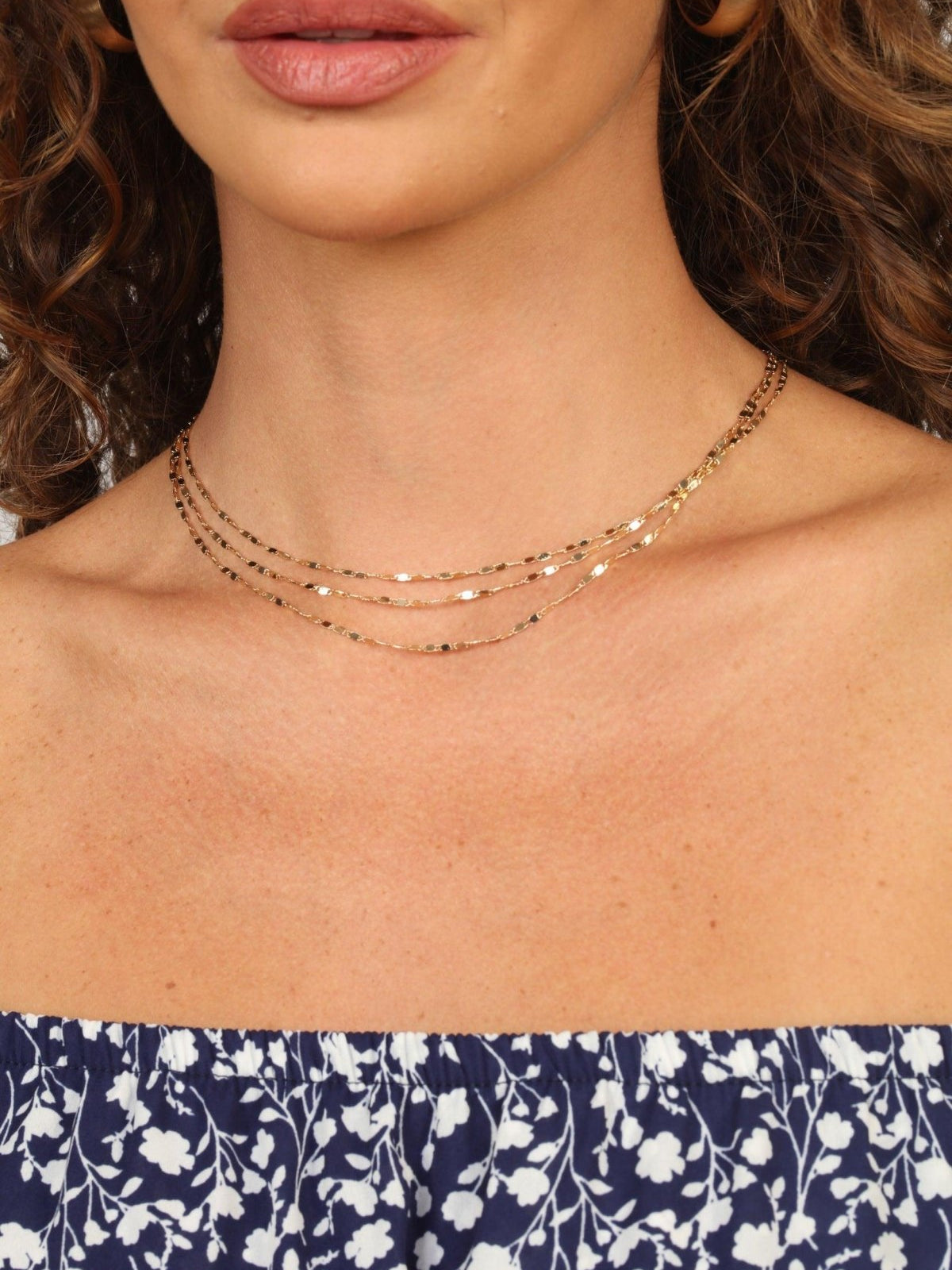 Vanessa Delicate 3-Layer Necklace