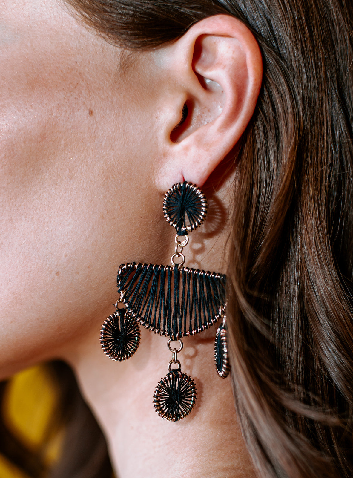 Kira Statement Dangle Earrings - FINAL SALE