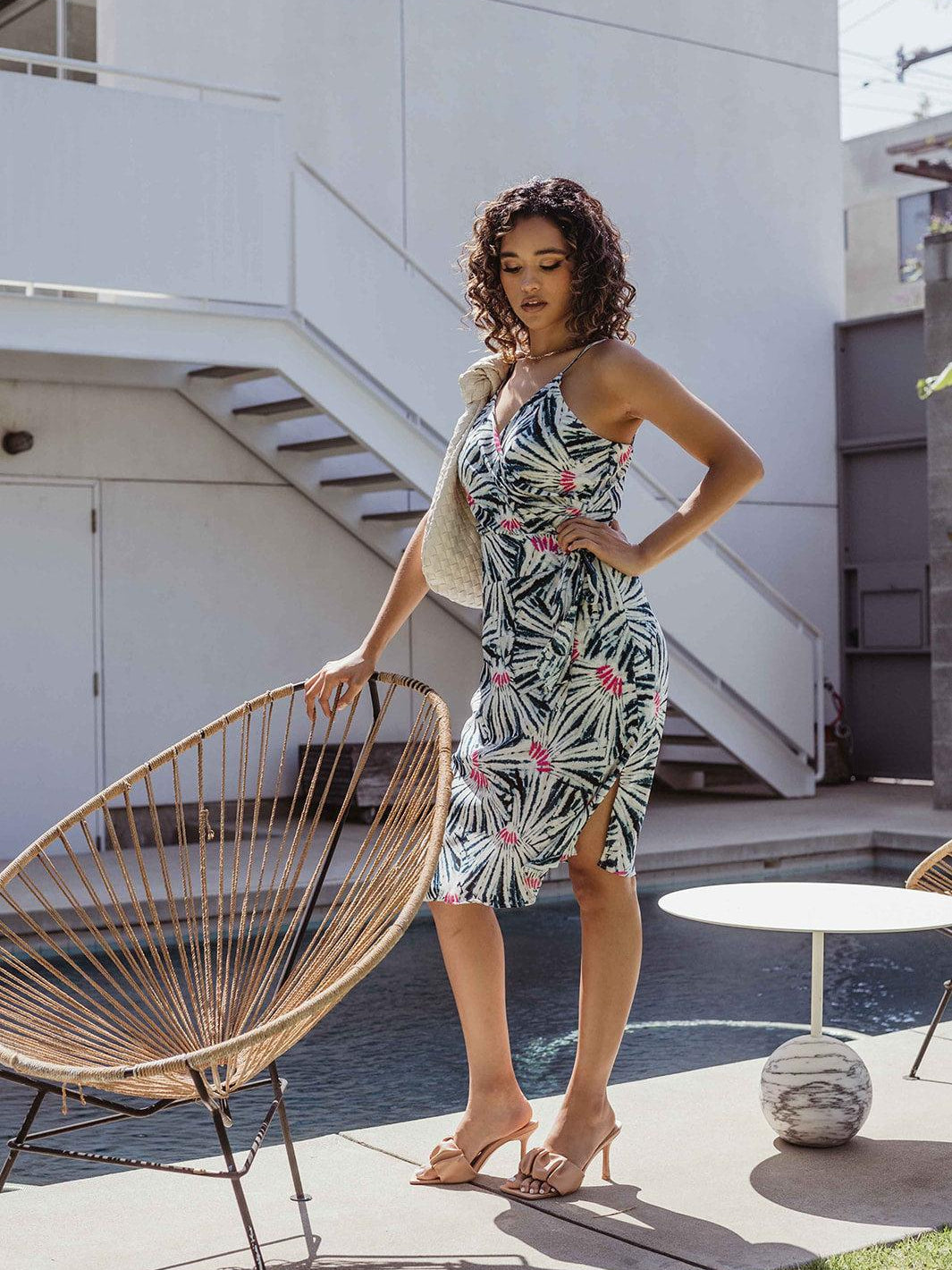 Wintour Woven Wrap Dress - FINAL SALE