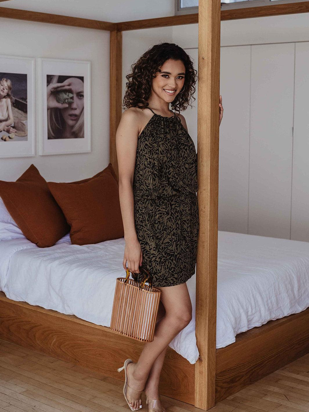 Jigsaw Front Tie Dress-FINAL SALE