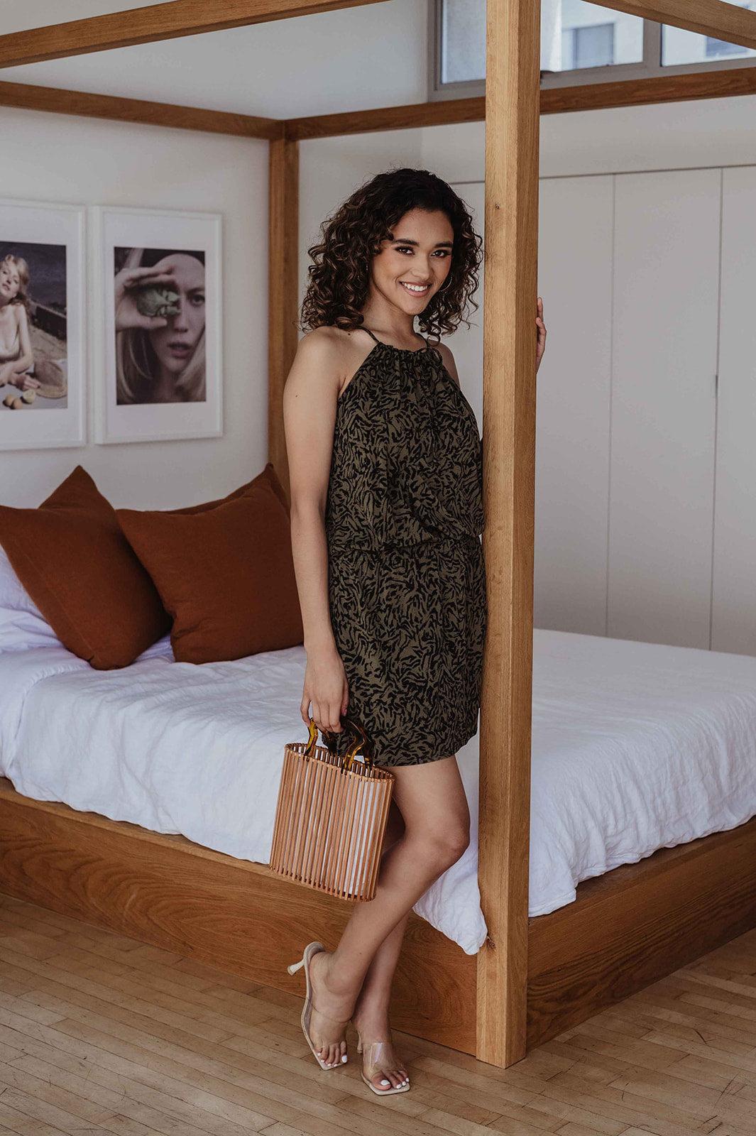 Jigsaw Front Tie Dress-FINAL SALE