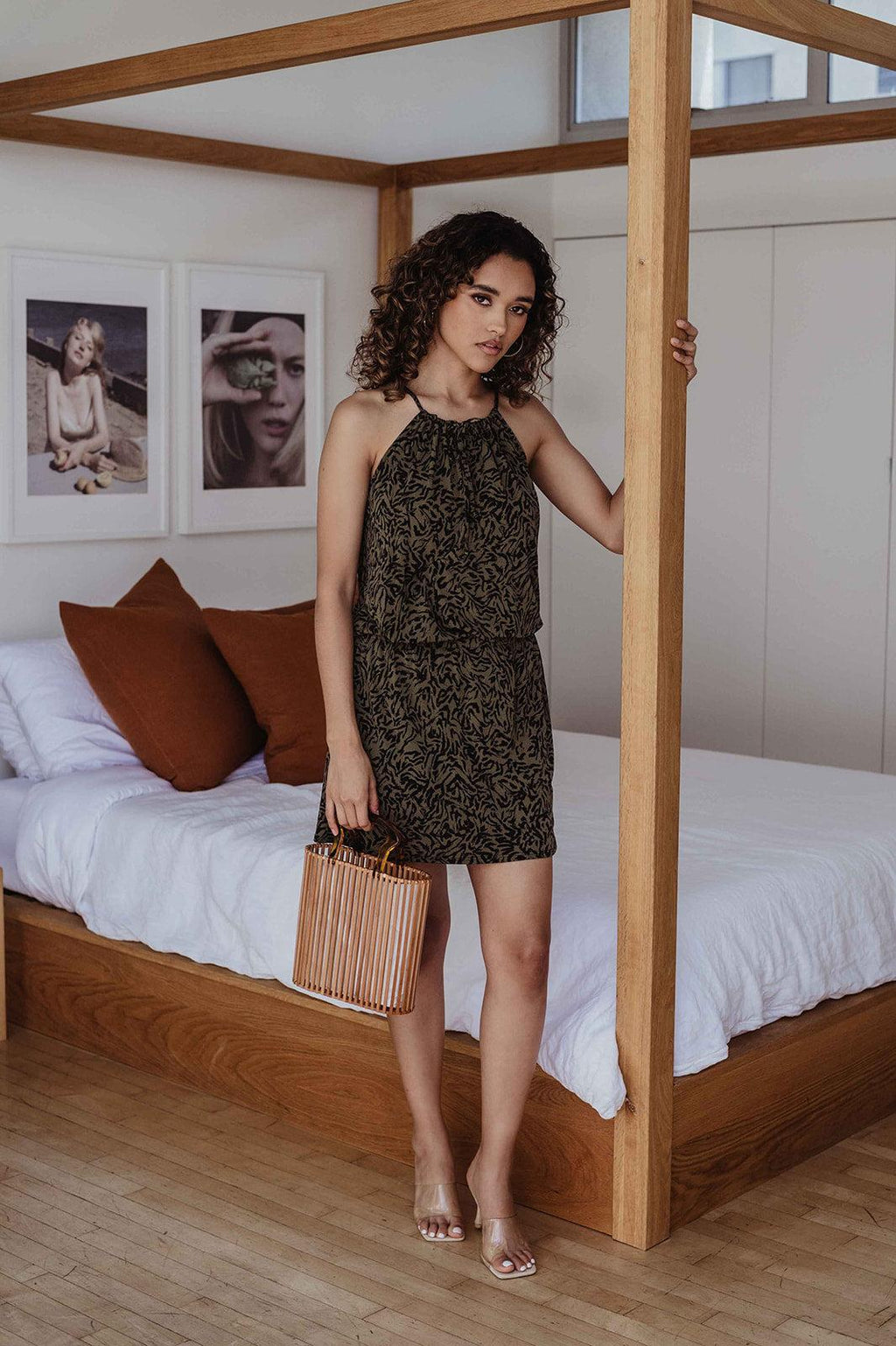 Jigsaw Front Tie Dress-FINAL SALE