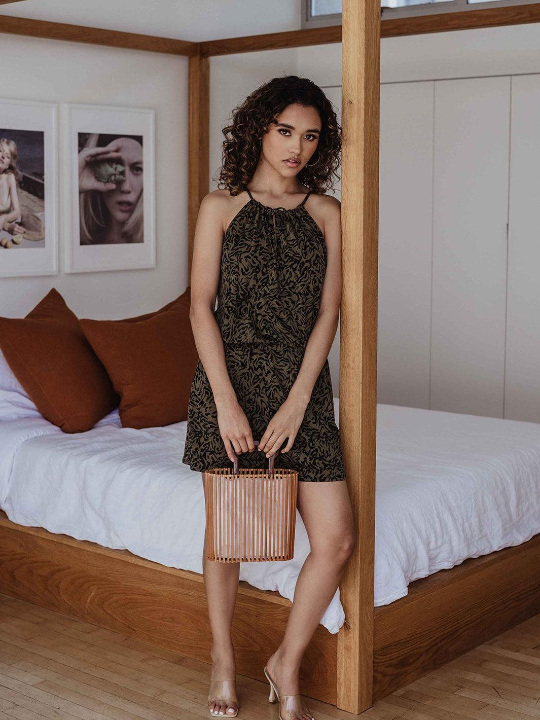 Jigsaw Front Tie Dress-FINAL SALE