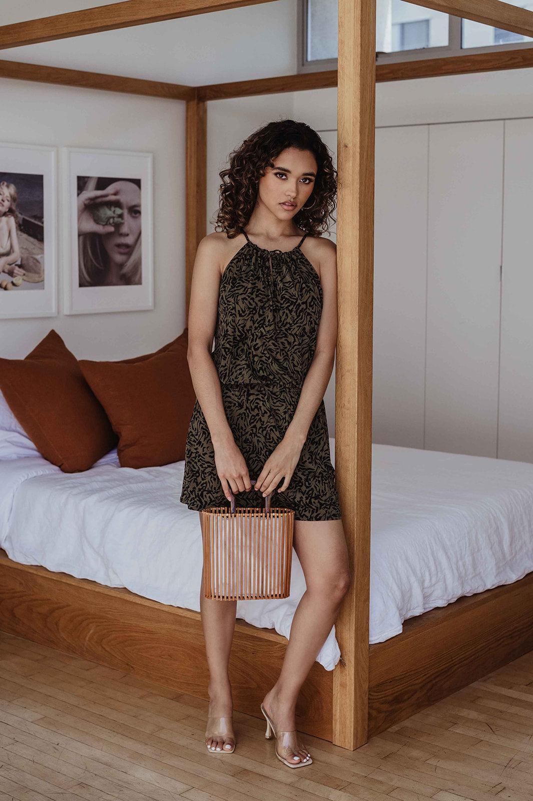 Jigsaw Front Tie Dress-FINAL SALE