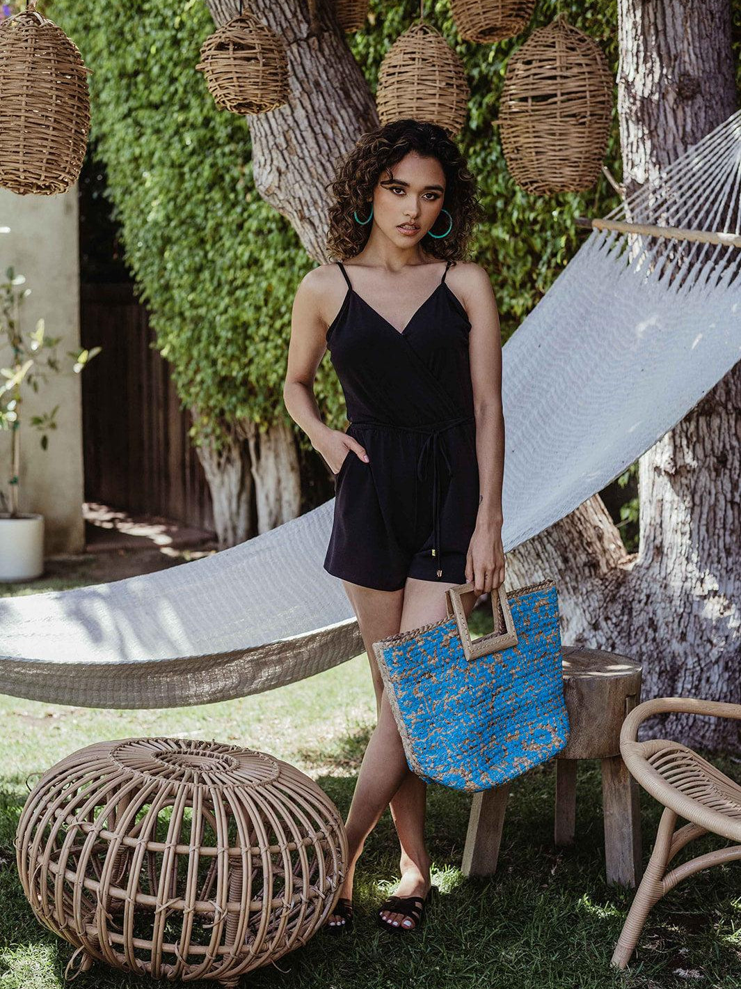 Black Tank Romper-BEST SELLER