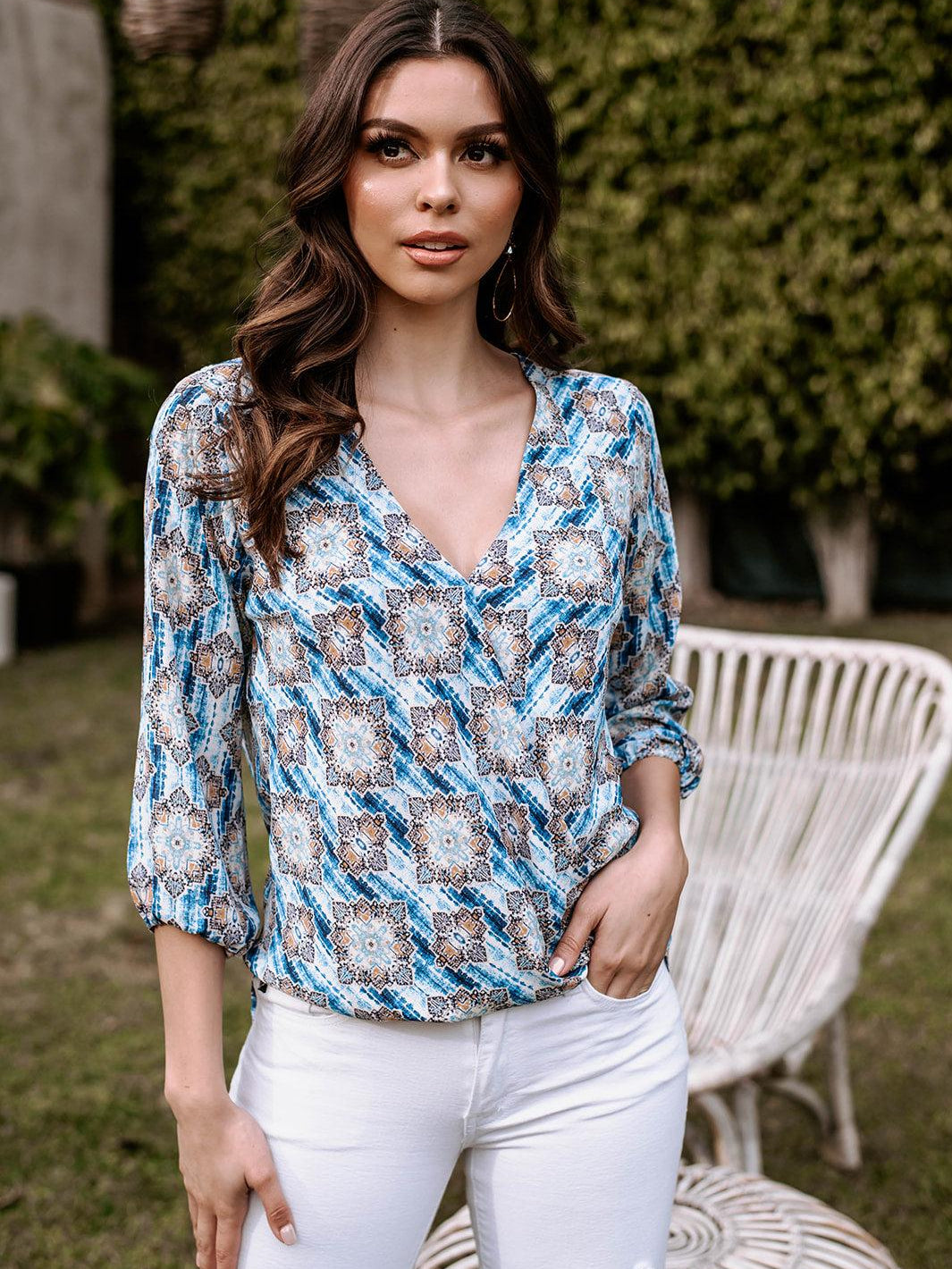 Kyrie Surplice Top- FINAL SALE