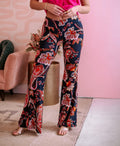 Lala Stretch Flare Leg Pants-FINAL SALE