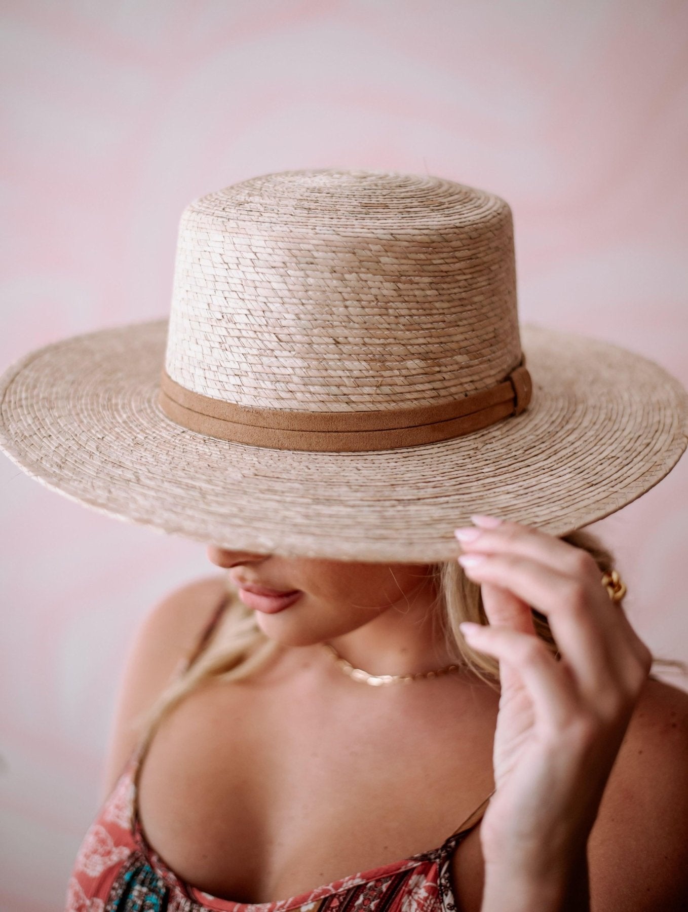 Amelia Palm Leaf Hat-BEST SELLER