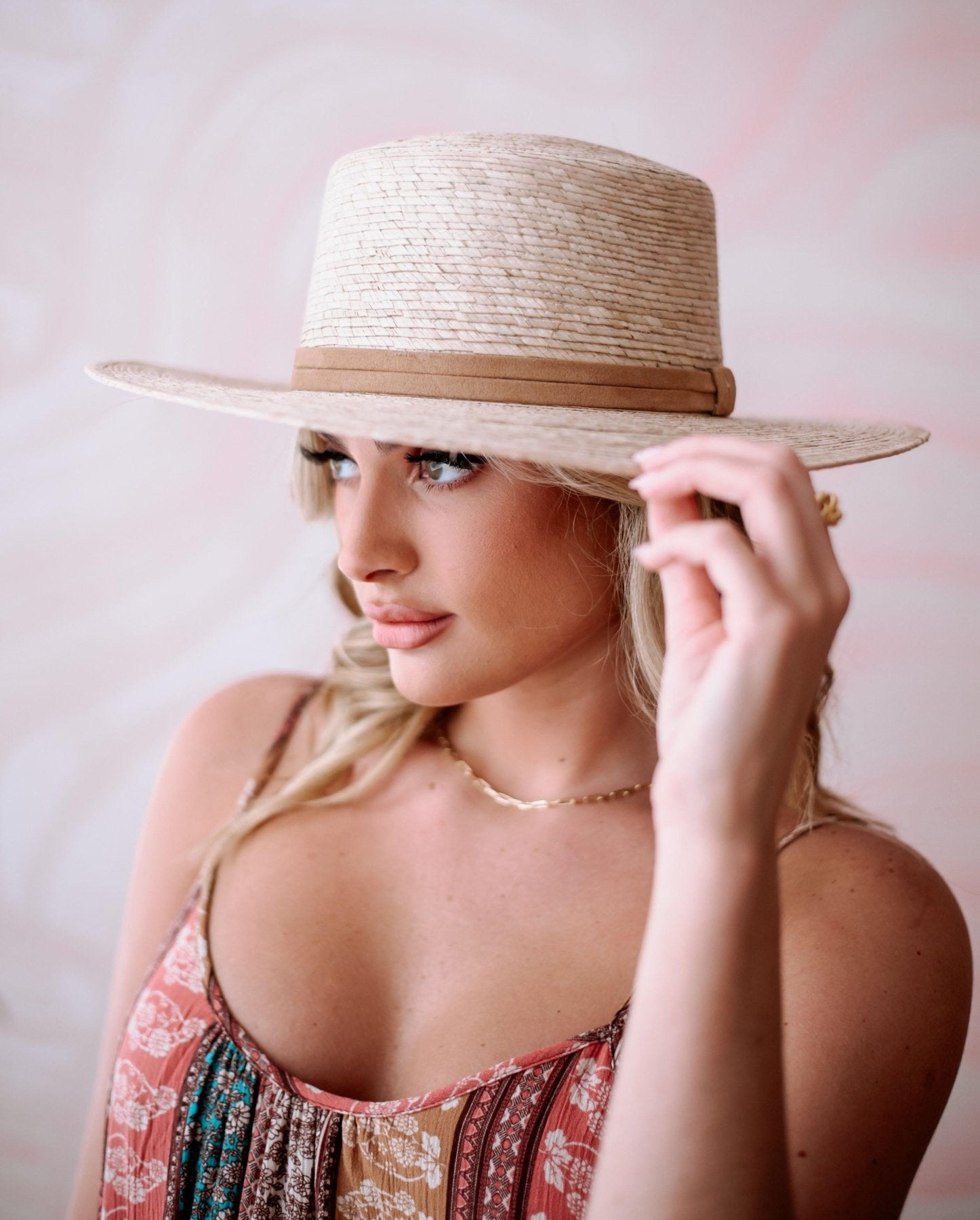 Amelia Palm Leaf Hat-BEST SELLER