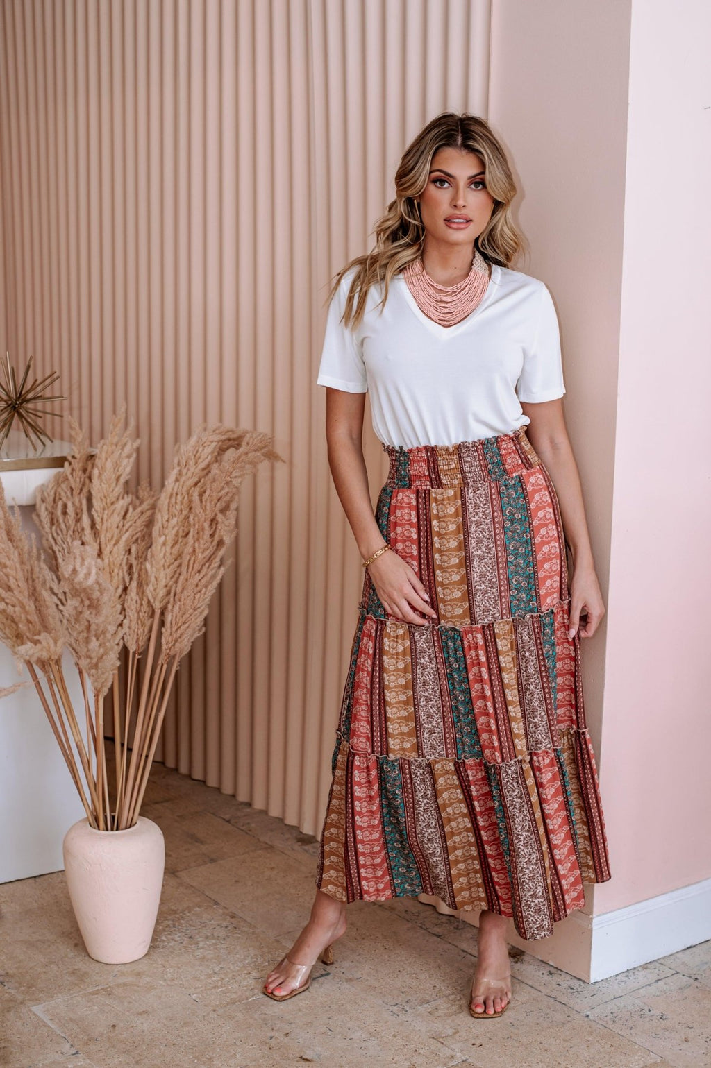 Madrid Boho Tiered Skirt-FINAL SALE