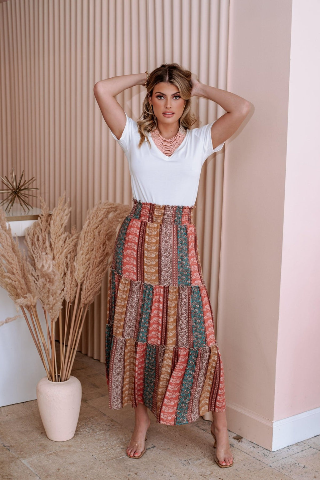 Madrid Boho Tiered Skirt-FINAL SALE