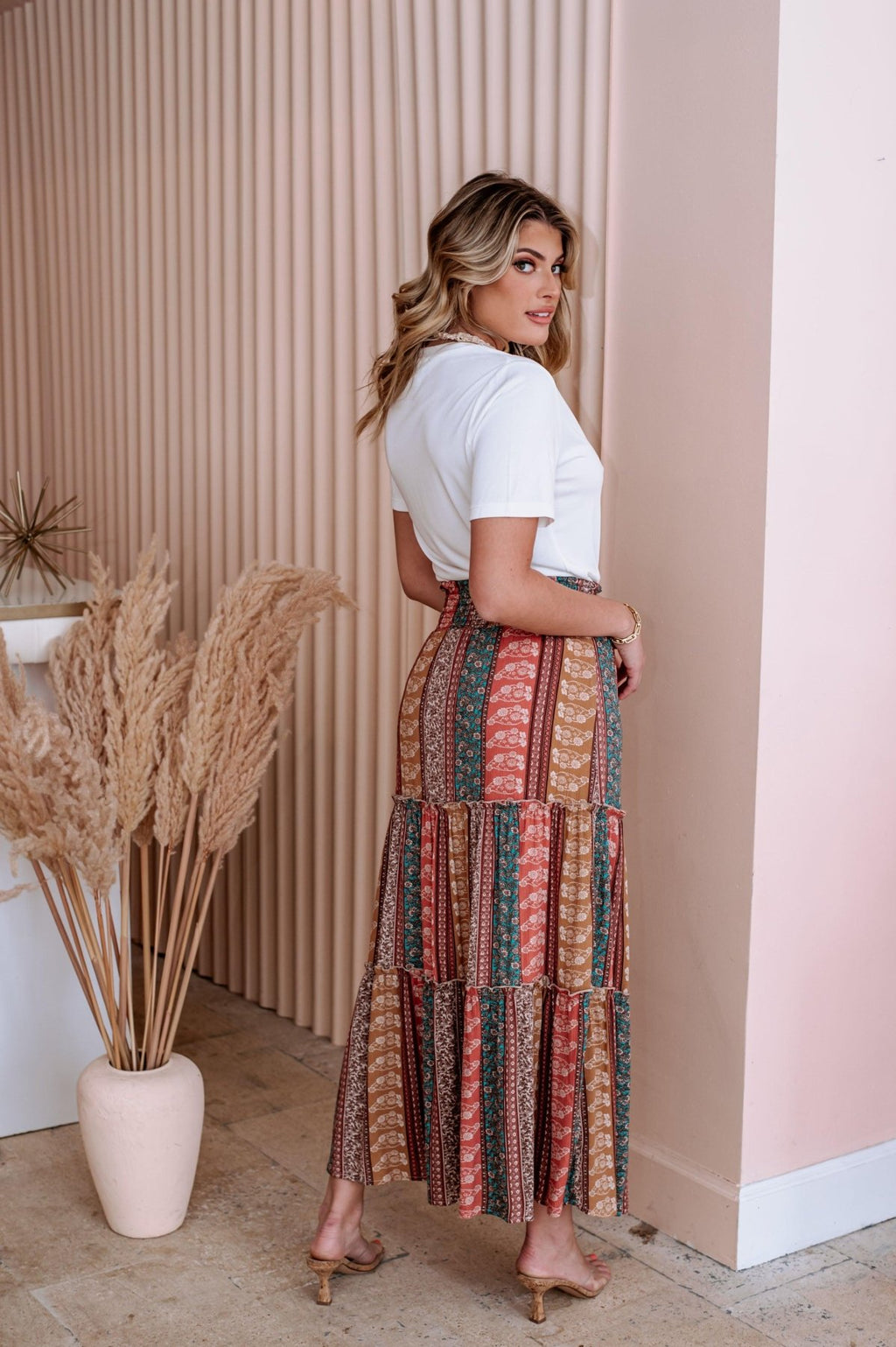 Madrid Boho Tiered Skirt-FINAL SALE