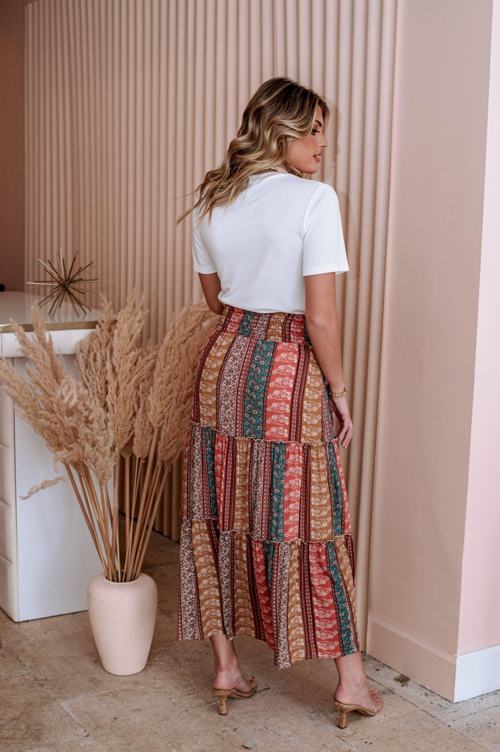 Madrid Boho Tiered Skirt-FINAL SALE