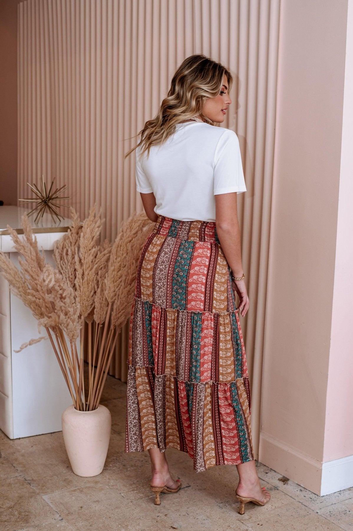 Madrid Boho Tiered Skirt-FINAL SALE