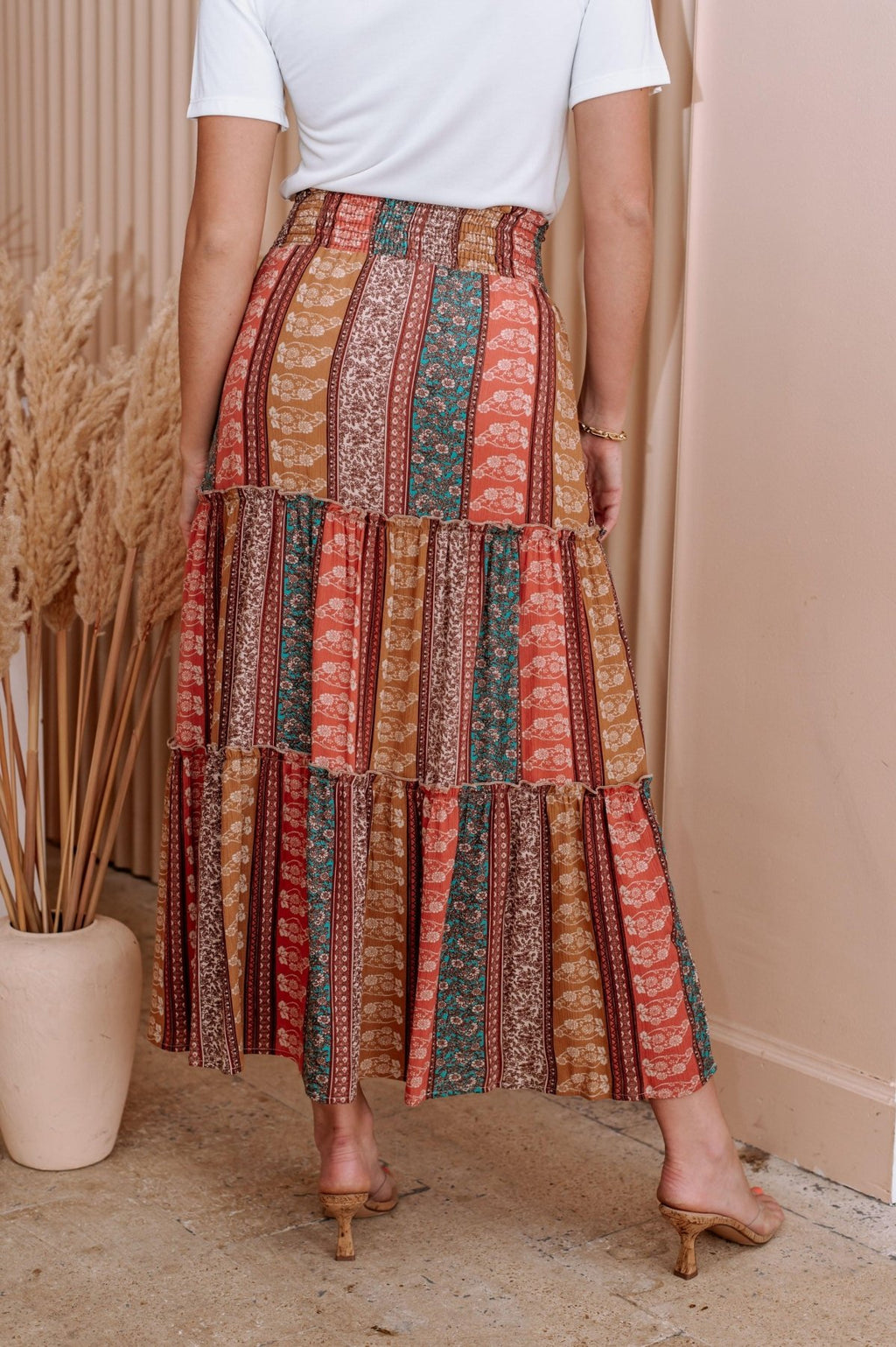 Madrid Boho Tiered Skirt-FINAL SALE