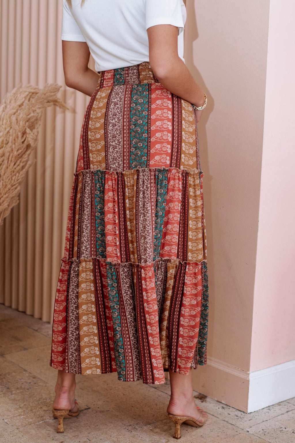 Madrid Boho Tiered Skirt-FINAL SALE