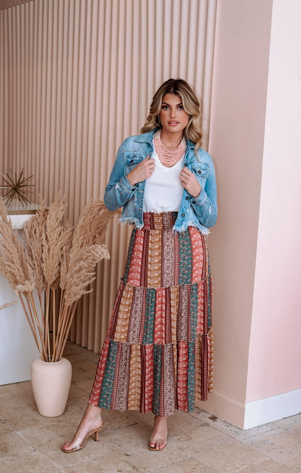 Madrid Boho Tiered Skirt-FINAL SALE