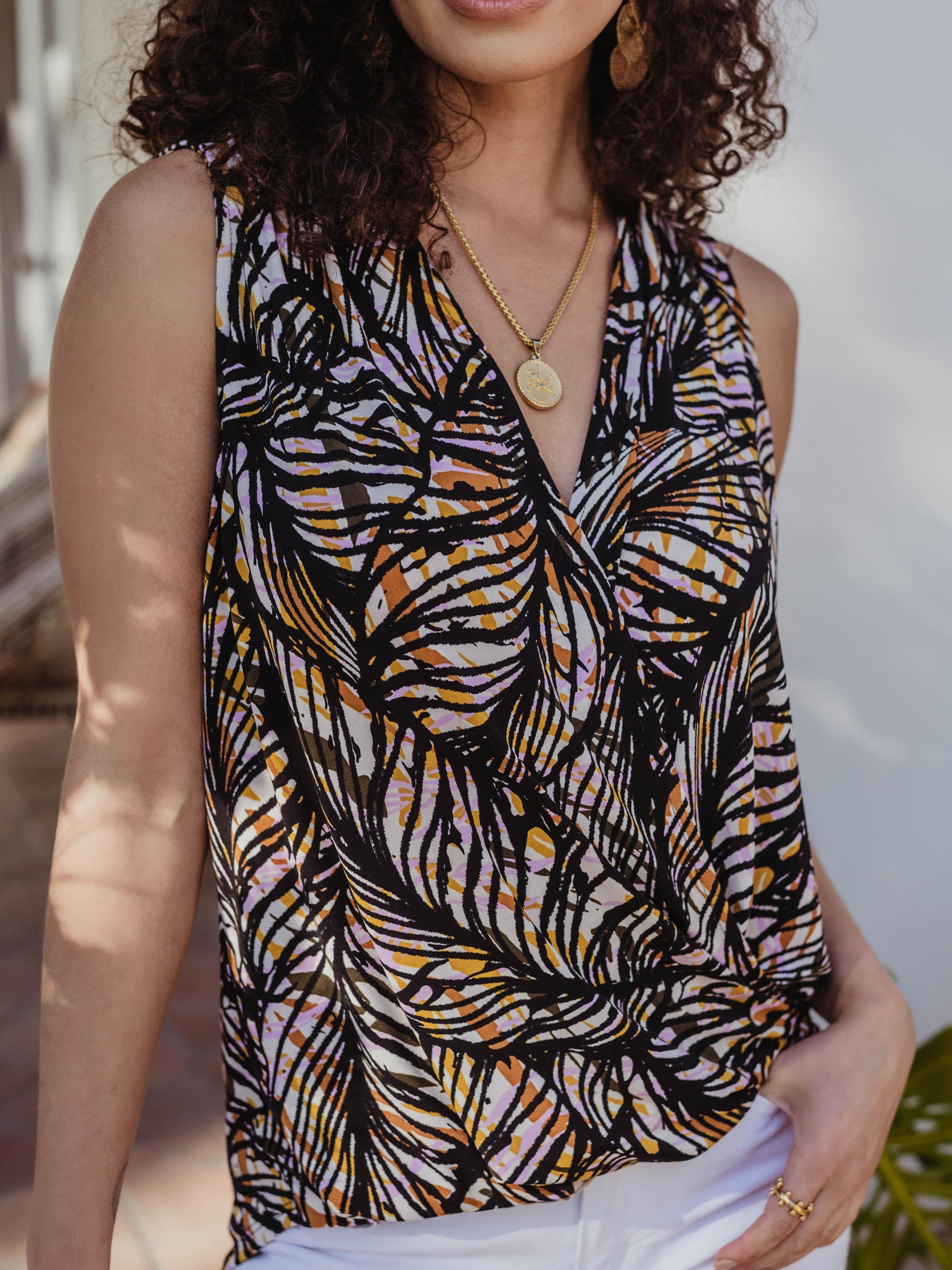 Jenni Stretch Surplice Top-Best Seller-FINAL SALE