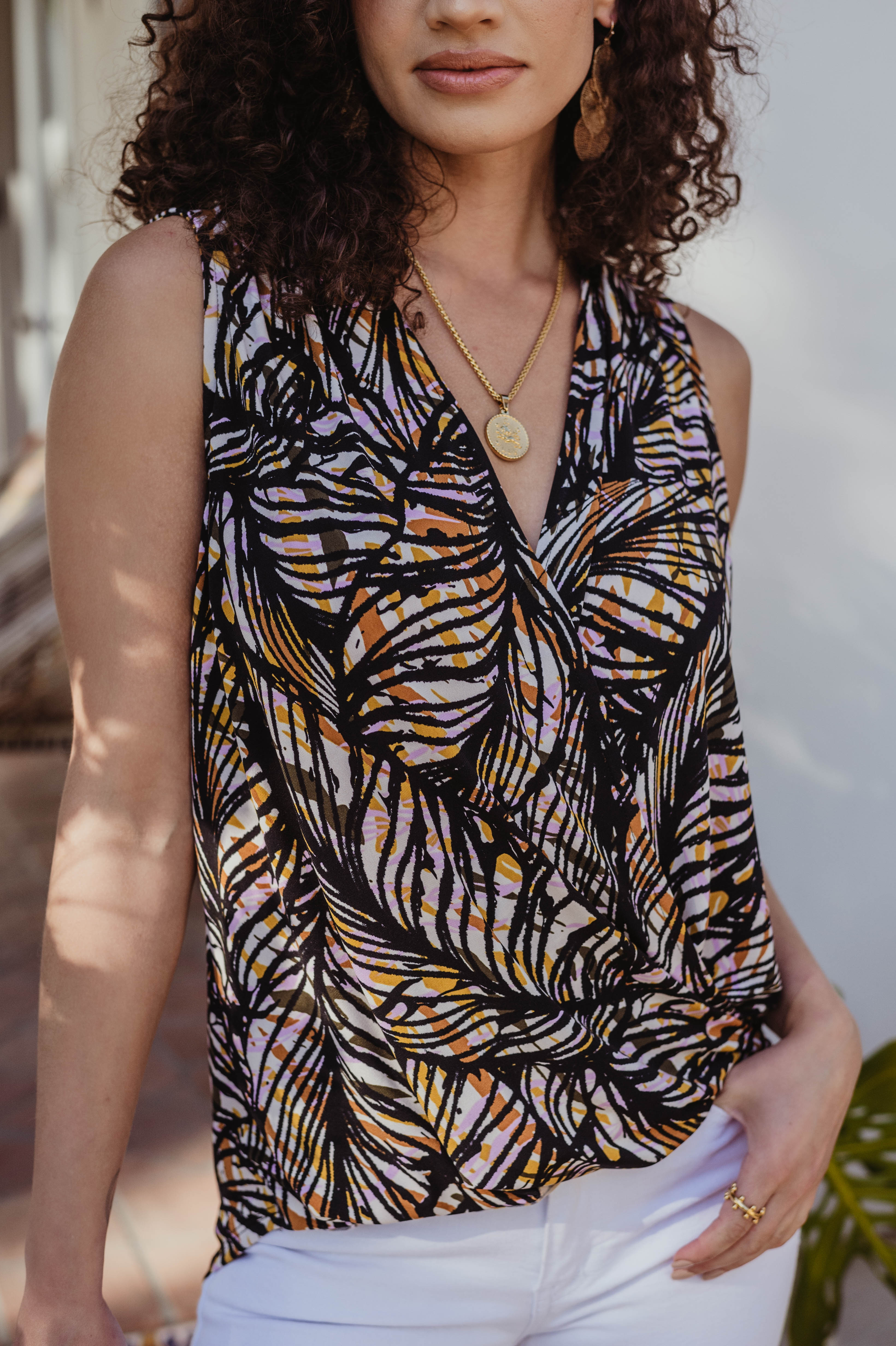 Jenni Stretch Surplice Top-Best Seller-BEST SELLER