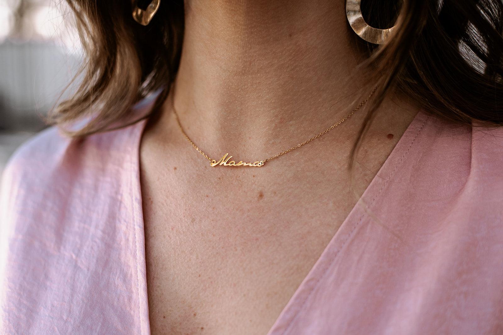 “Mama” Necklace - 18K Gold Plated