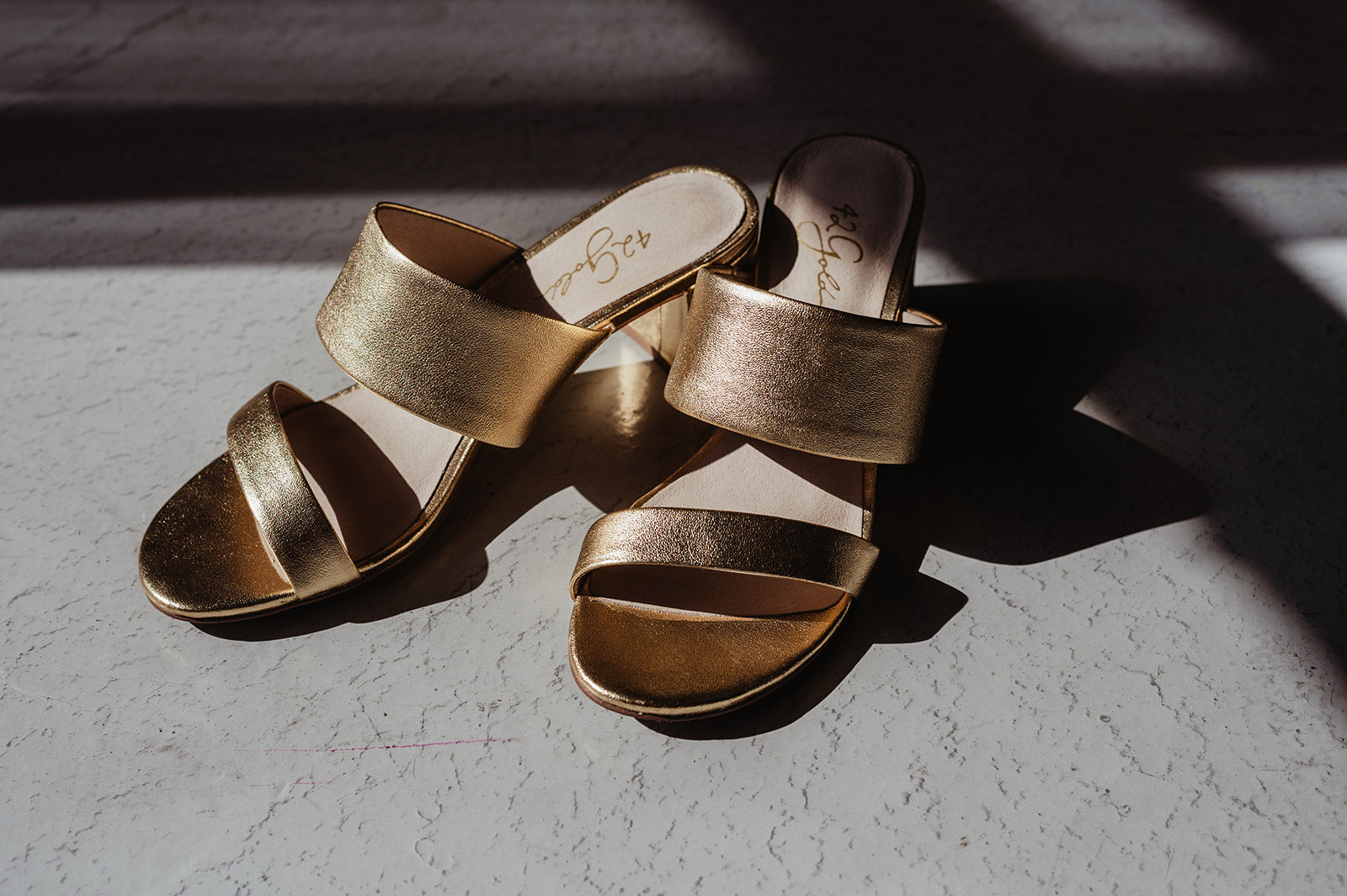 Chinese Laundry Metallic Slip on Heels FINAL SALE