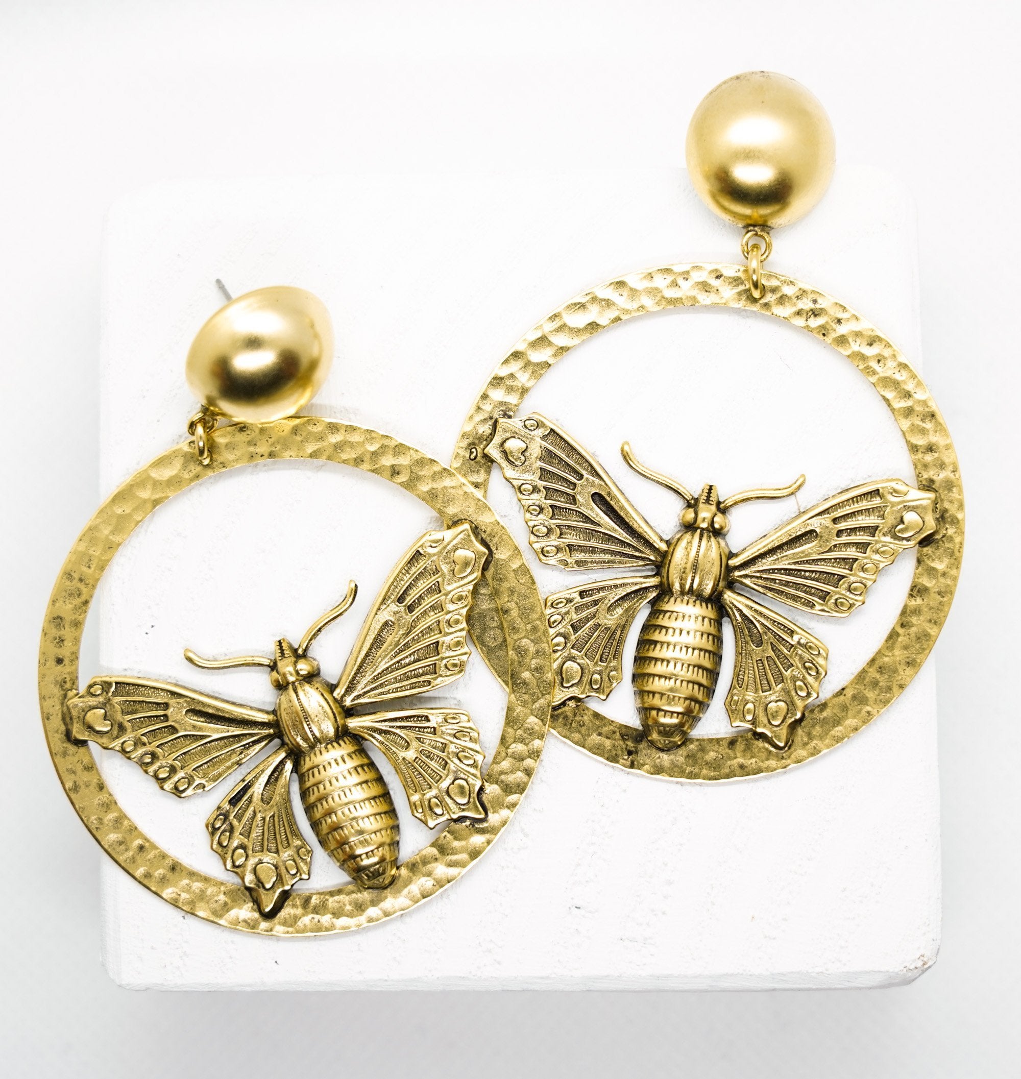 Gold Monarca Earrings - FINAL SALE