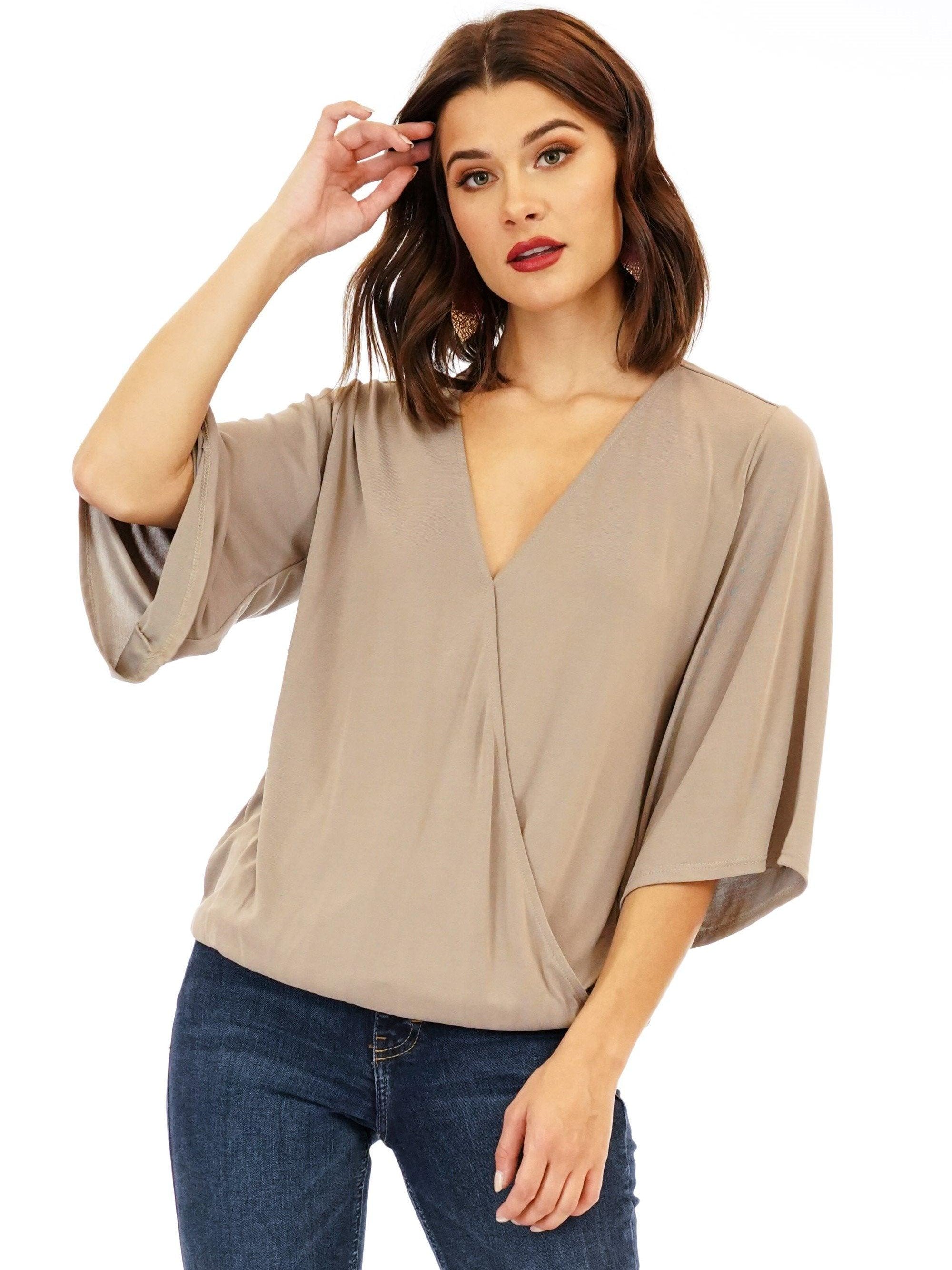 Chai Surplice Top-FINAL SALE