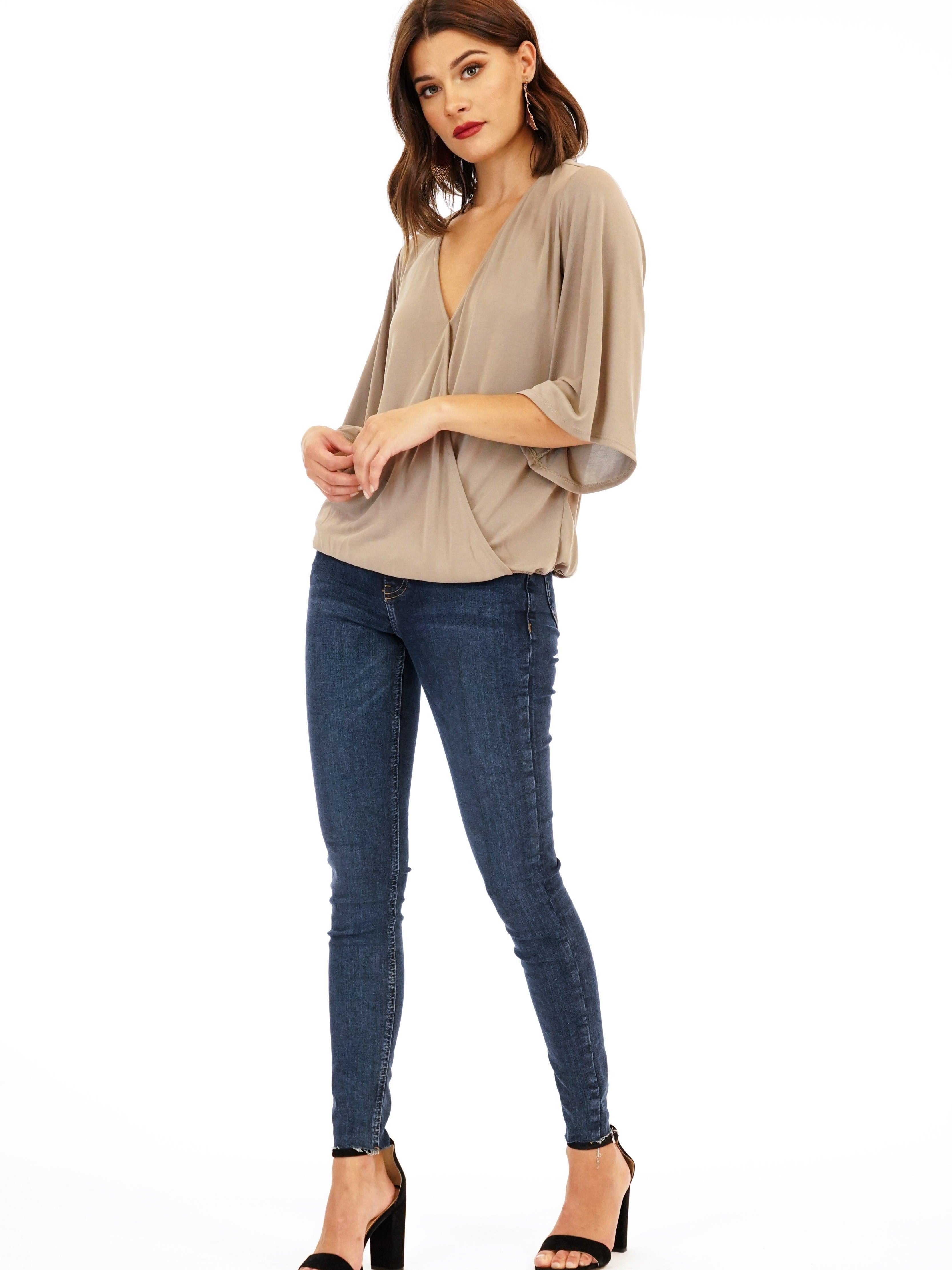 Chai Surplice Top-FINAL SALE