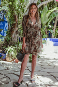 Carmella Stretch Wrap Dress-FINAL SALE