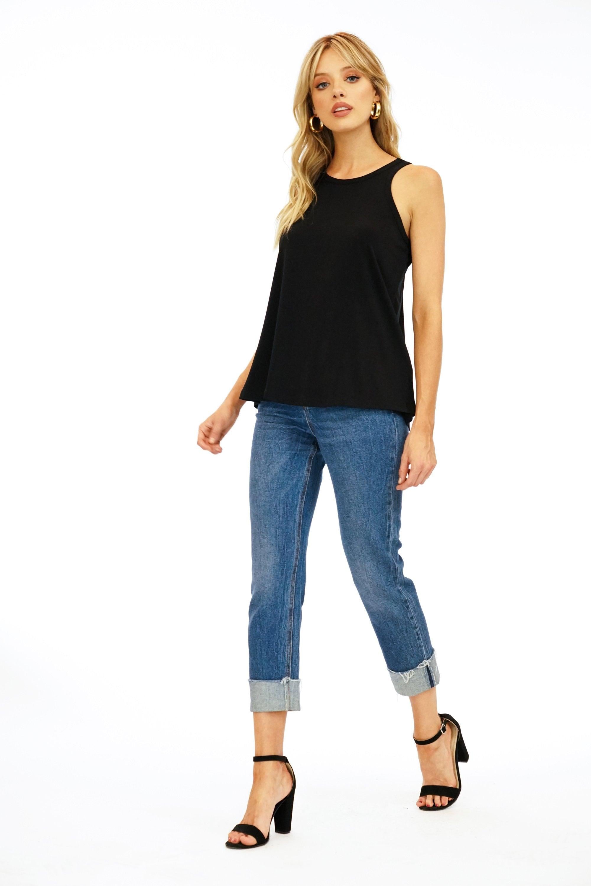 Black Stretch Swing Tank-Best Seller