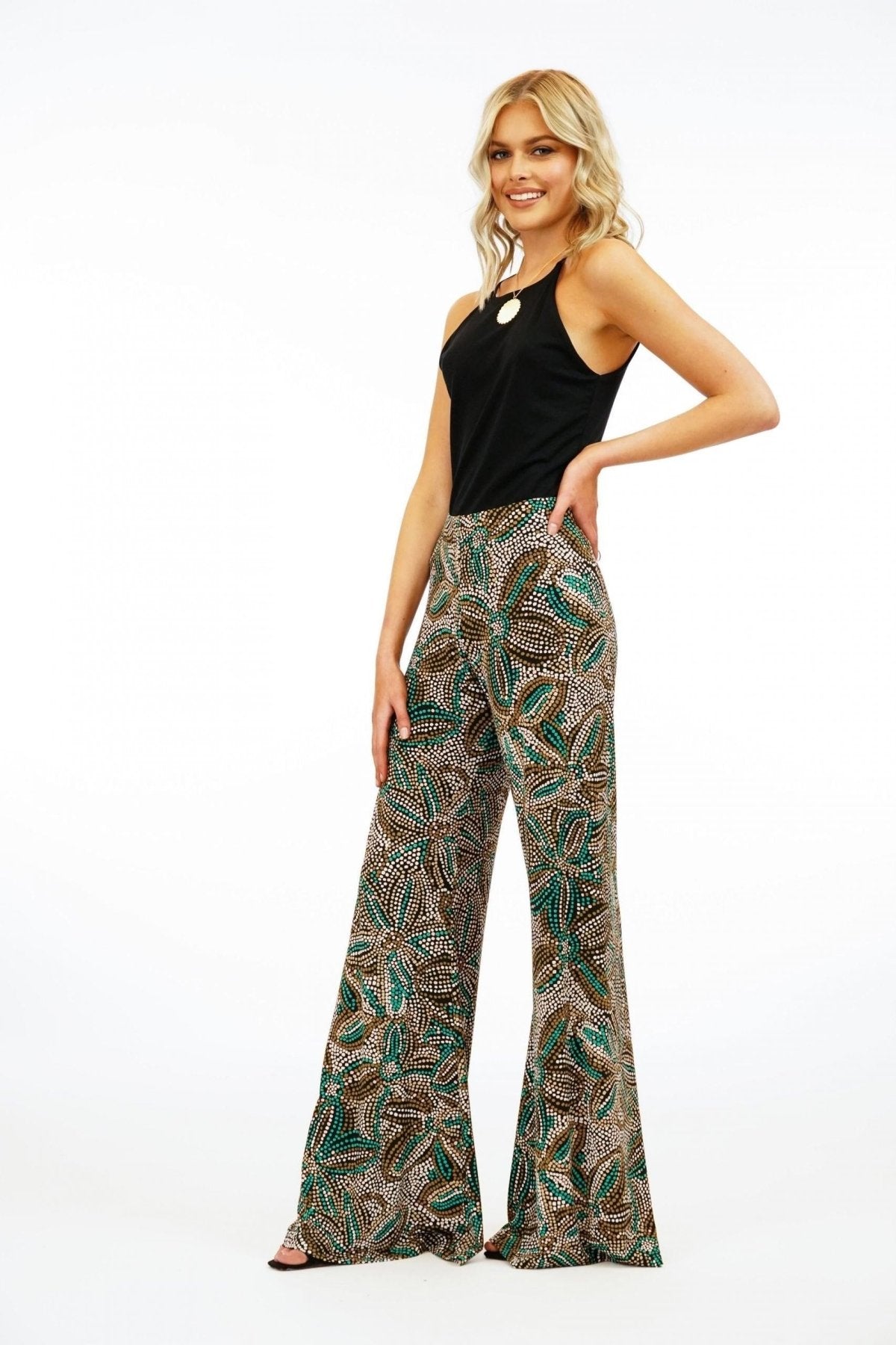 Black Jersey High Neck Mom Cropped Tank-BEST SELLER