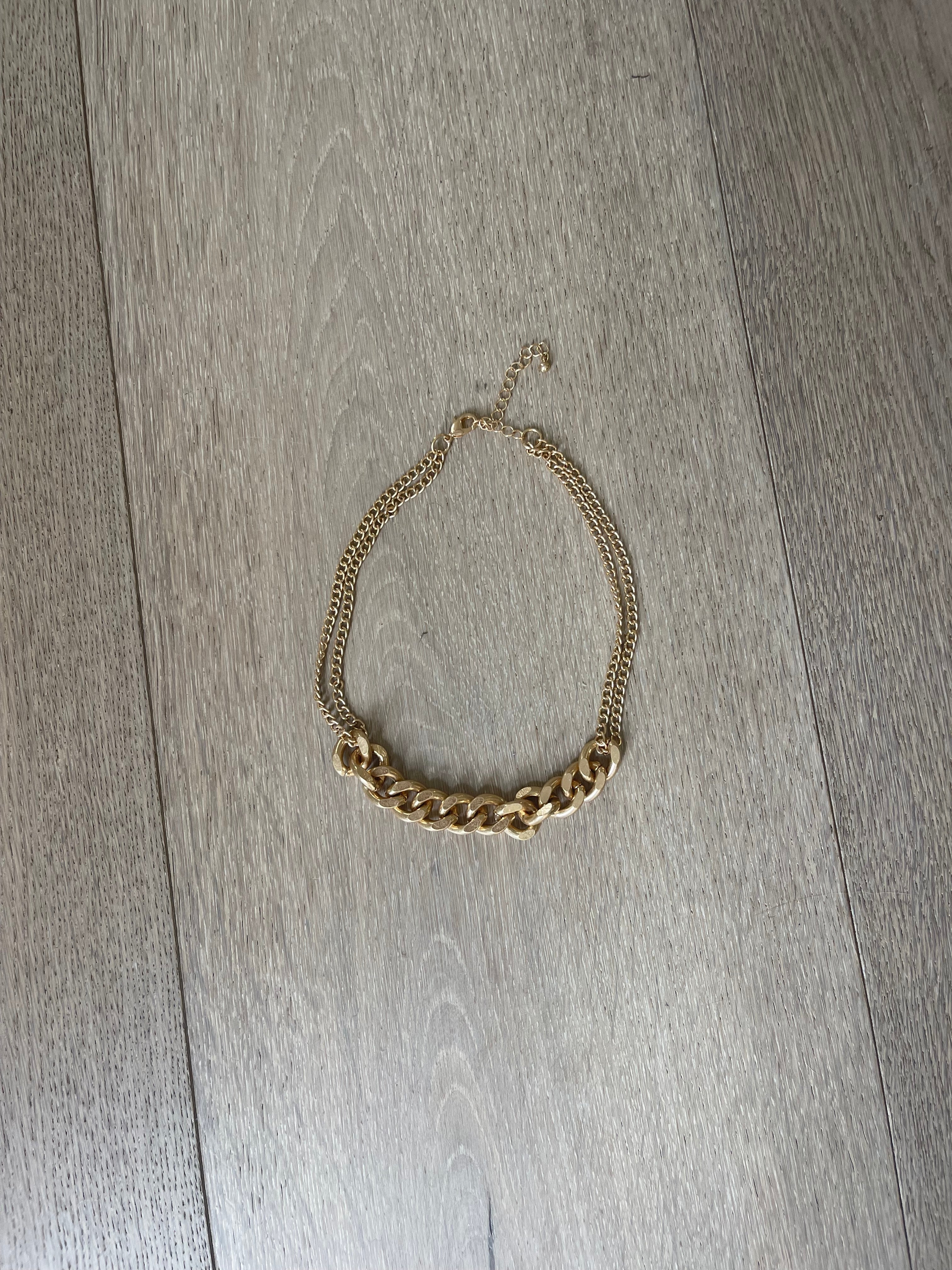 Gold Statement Chain Necklace