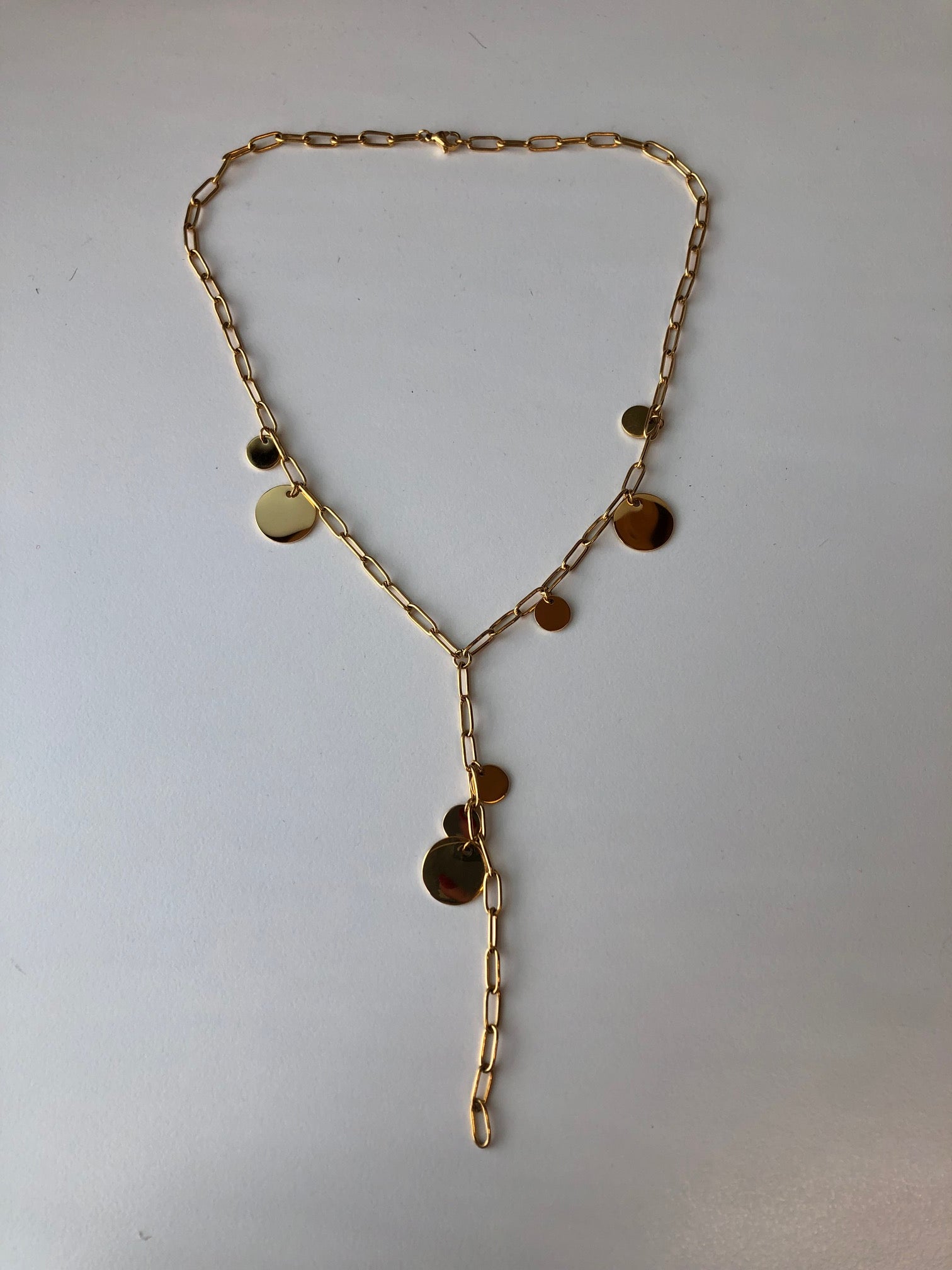 Zara Dot Necklace - 18k Gold Plated